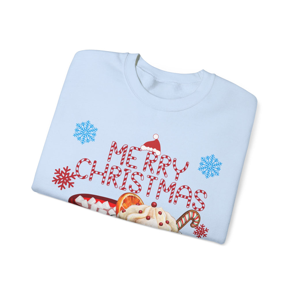 Merry Christmas Hot Cocoa Crewneck Sweatshirt