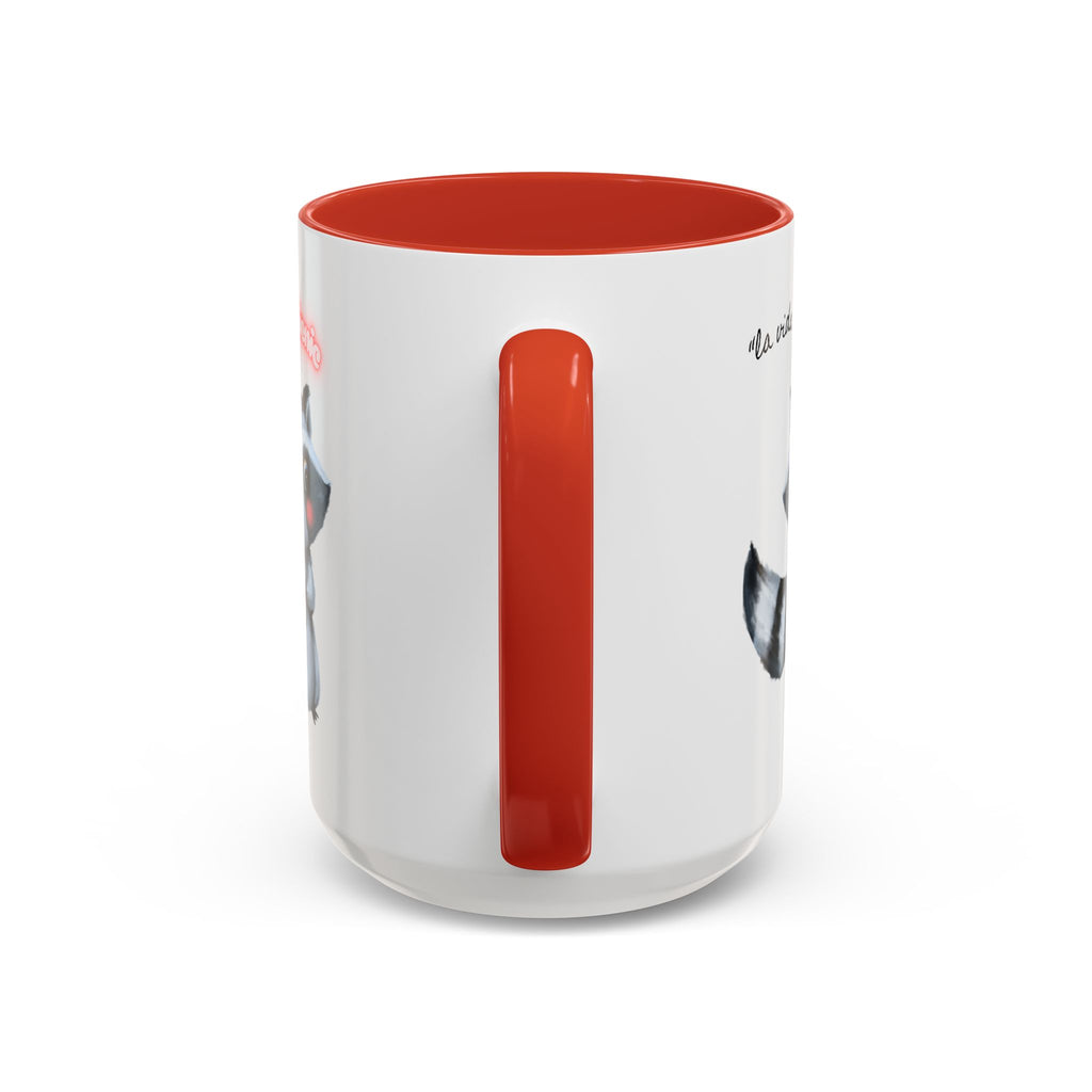 Raccoon-Themed Accent Coffee Mug | Cute Animal Mug for Home, Gift for Coffee Lovers, Nature Lovers, Birthday, Celebrate Life