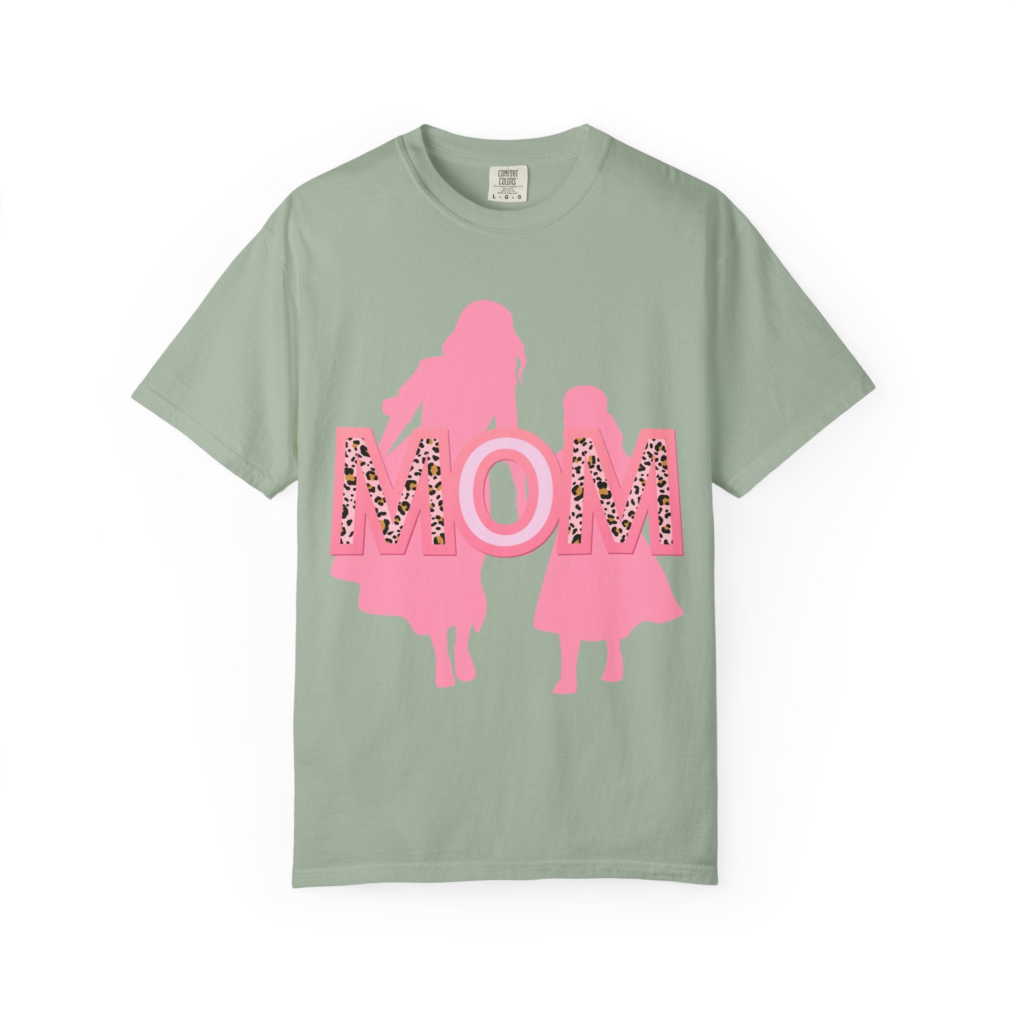 Mom & Me Garment-Dyed T-shirt, Cute Matching Tees, Mother's Day Gift, Family Outing Shirt, Mommy Daughter Outfit, Trendy Casual Wear