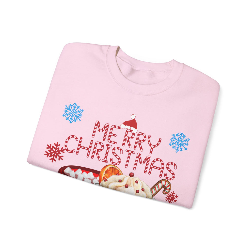 Merry Christmas Hot Cocoa Crewneck Sweatshirt