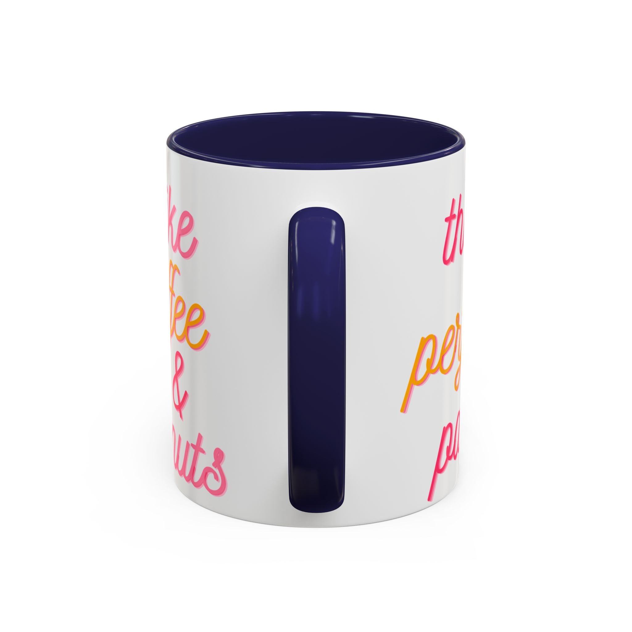 Like Coffee & Donuts Accent Coffee Mug — Cute Donut & Coffee Cup Design (11/15oz)