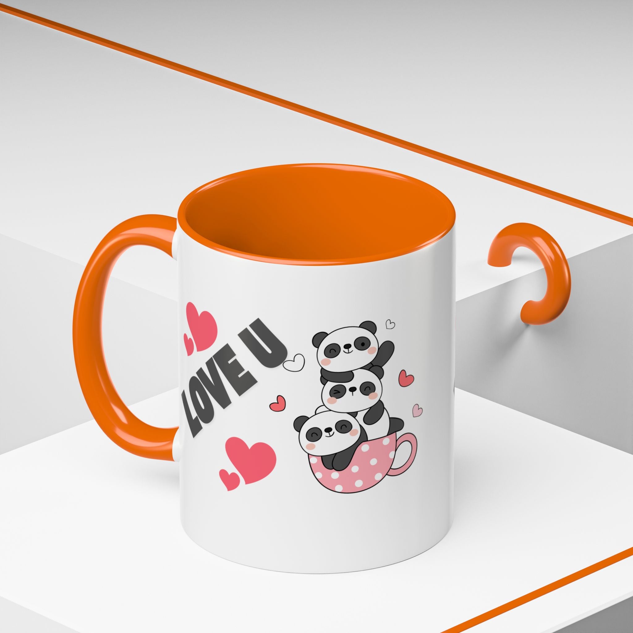 Adorable Panda Love Coffee Mug - Perfect Gift for Couples, Birthdays, Valentine's Day, Cute Kitchen Decor