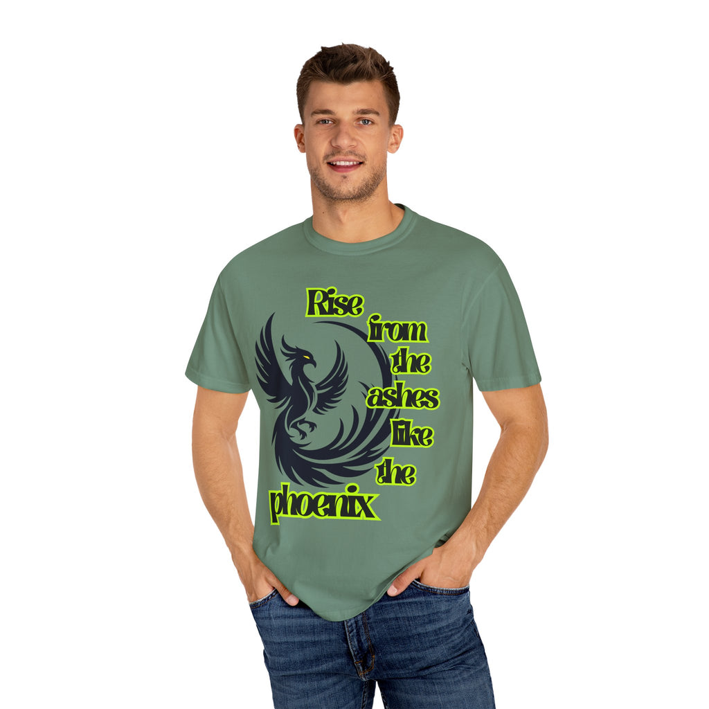 Phoenix Graphic Unisex T-shirt - Empowering 'Rise from the ashes like the phoenix' Design, Casual Wear, Gift for Resilience, [...]