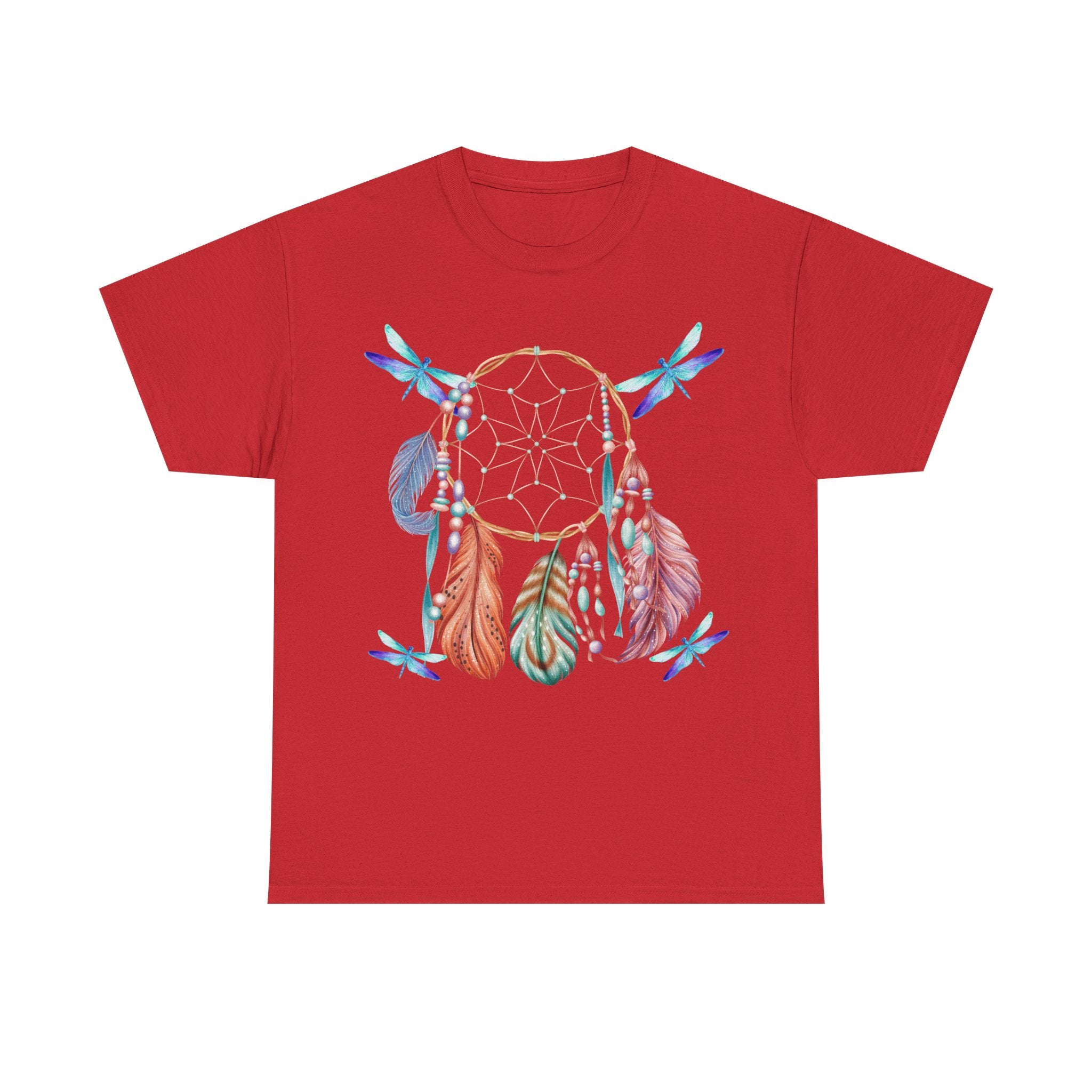Dreamcatcher Feather T-Shirt — Boho Tribal Feather Graphic Tee