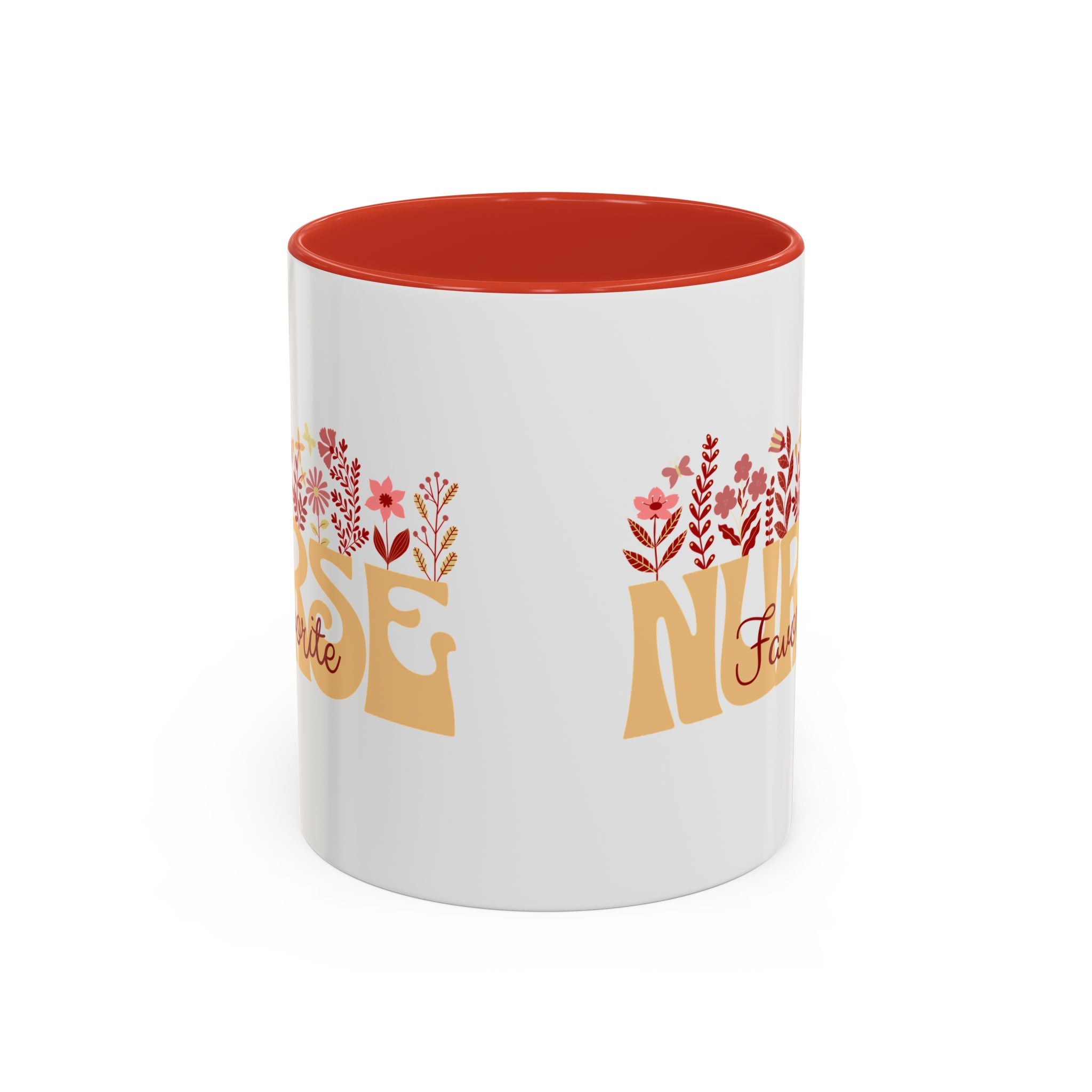 Nurse Favorite Coffee Mug | Floral Mug for Nurses | Gift for Nurse Appreciation Week, Nurses Day, Medical Professionals