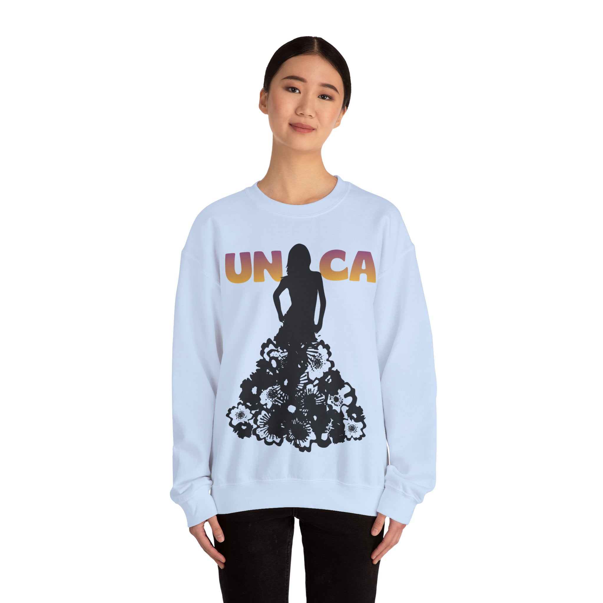 Unica Floral Silhouette Sweatshirt