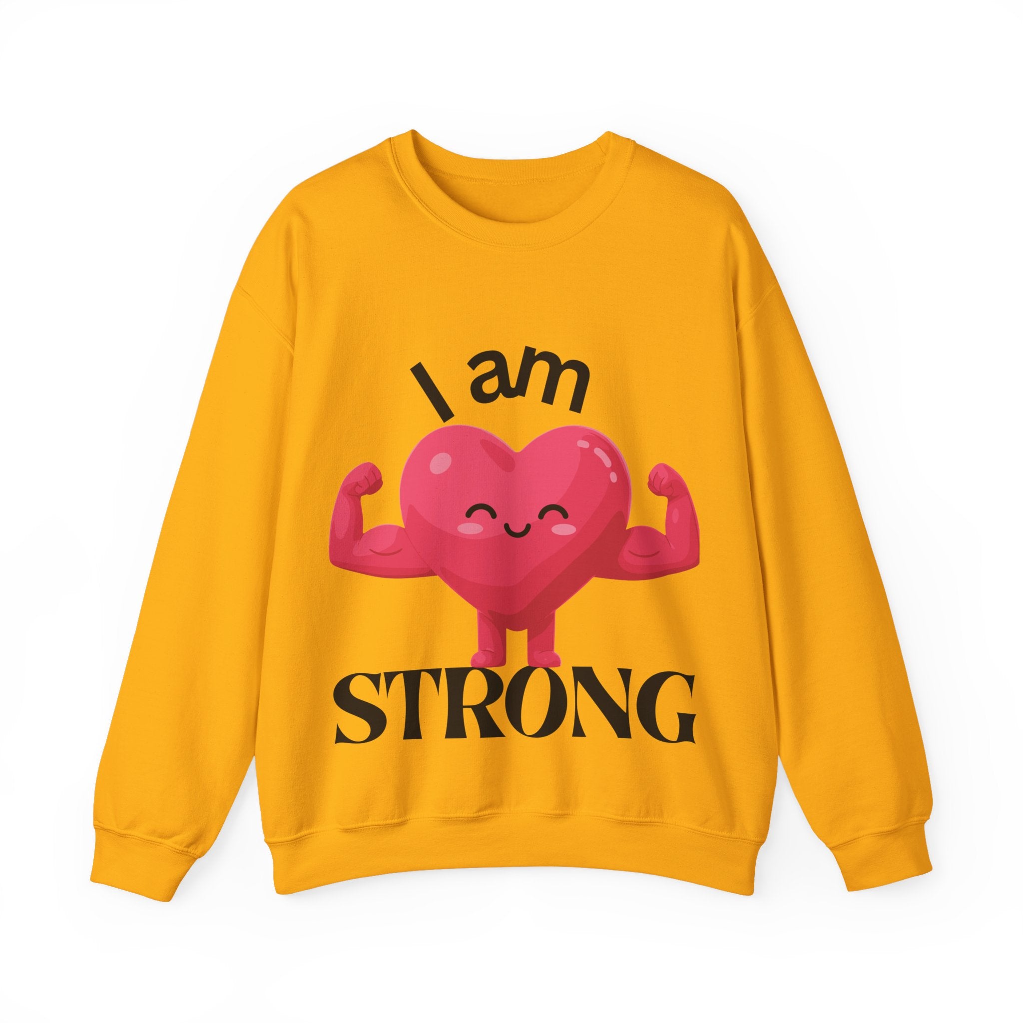 I Am Strong Heart Crewneck Sweatshirt