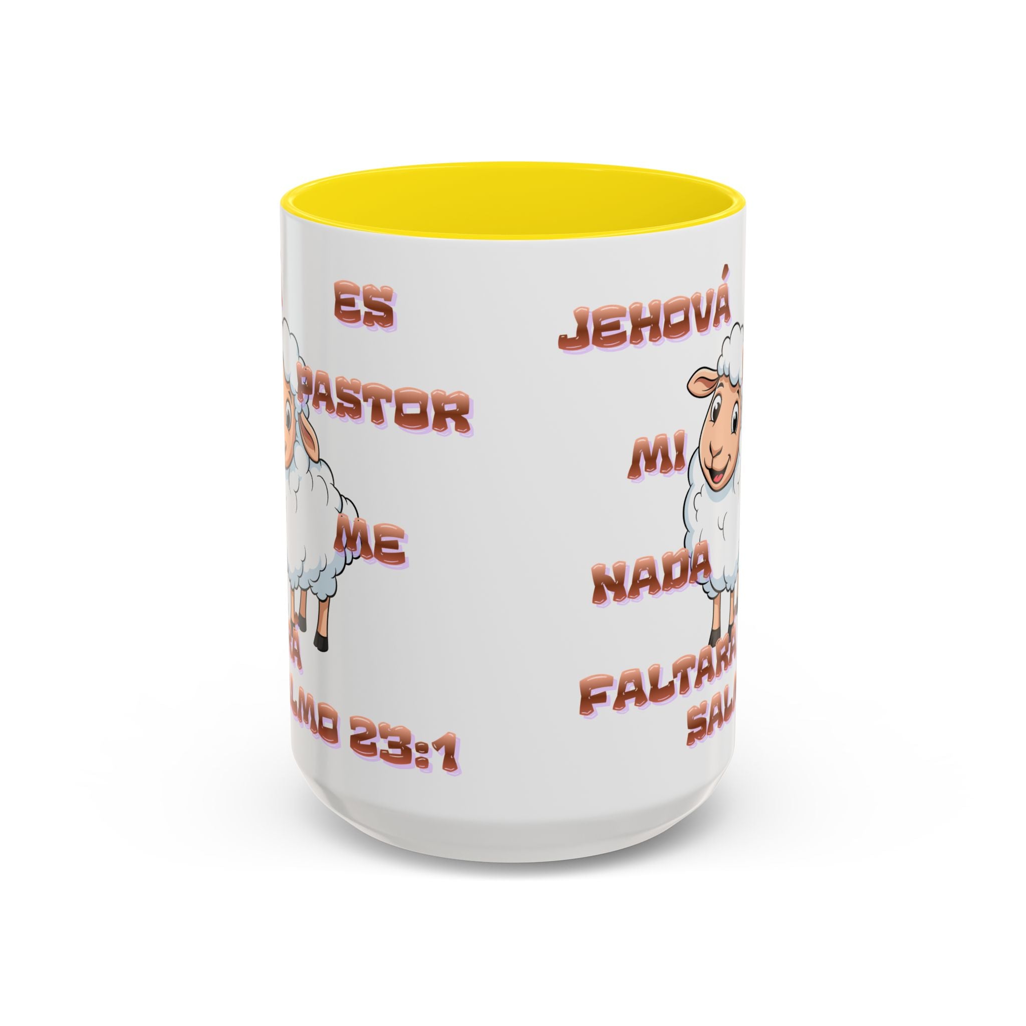 Jehová Es Mi Pastor Coffee Mug — Salmo 23:1 Spanish Christian Accent Mug