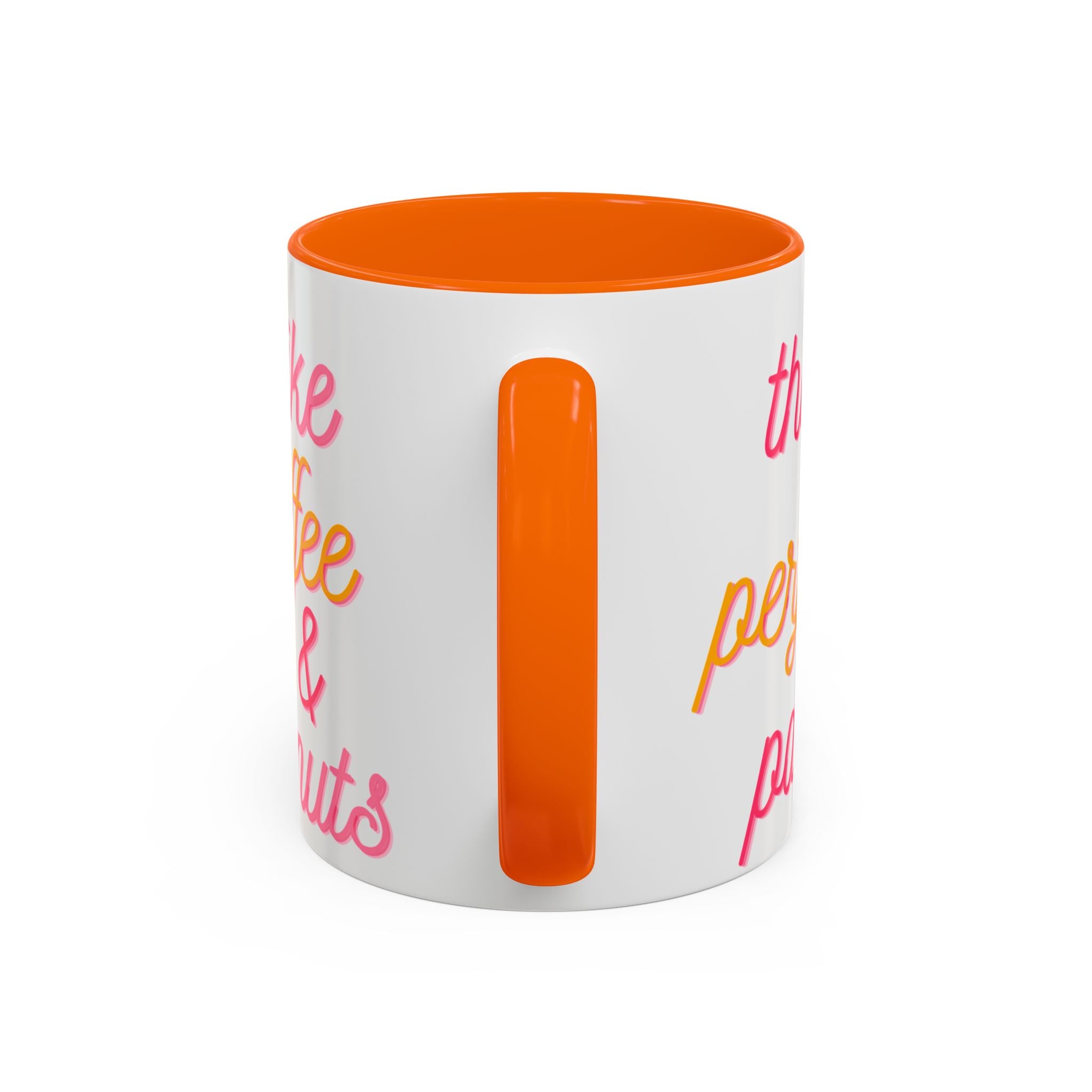 Like Coffee & Donuts Accent Coffee Mug — Cute Donut & Coffee Cup Design (11/15oz)