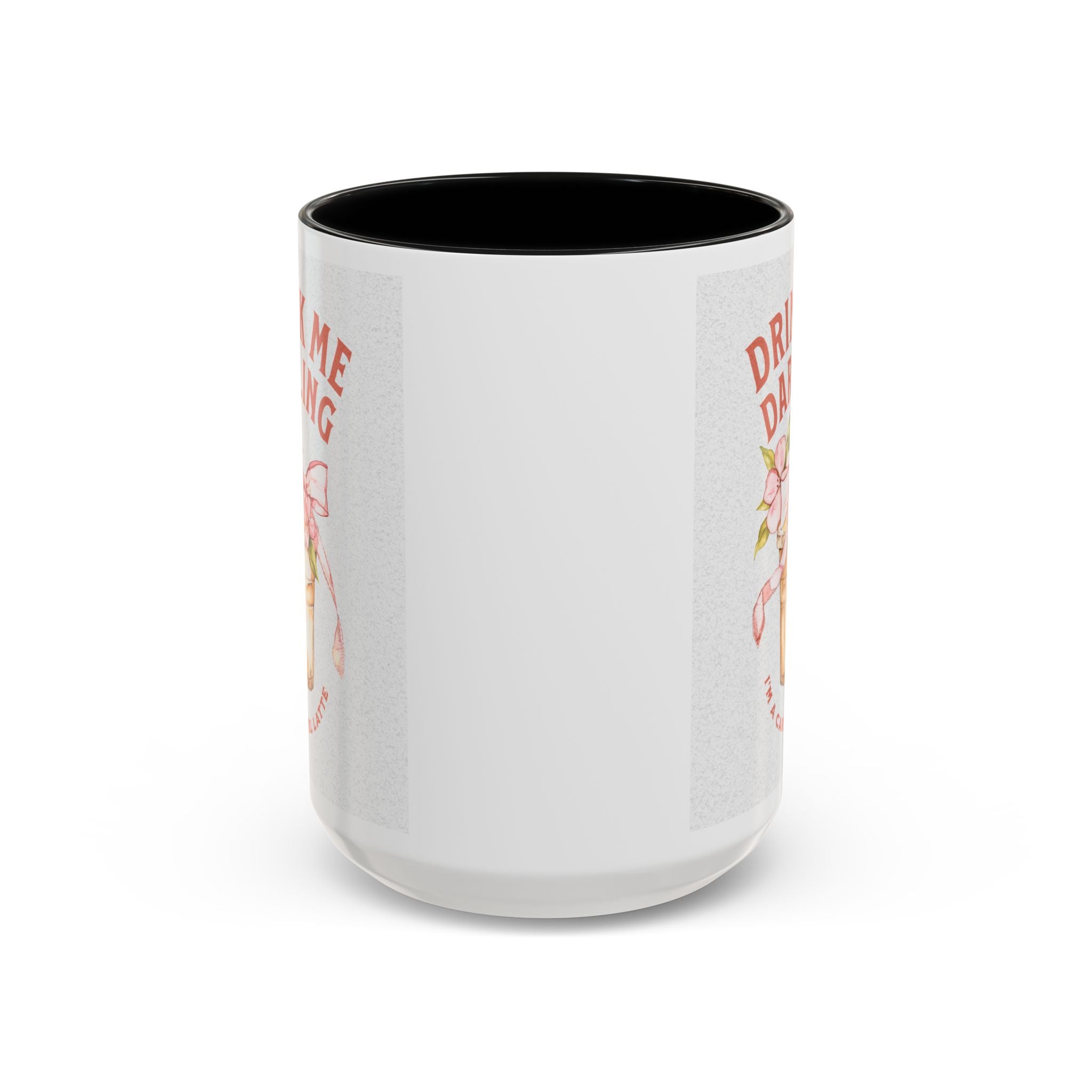 Darling Caramel Latte Coffee Mug - Fun Accent Design for Coffee Lovers