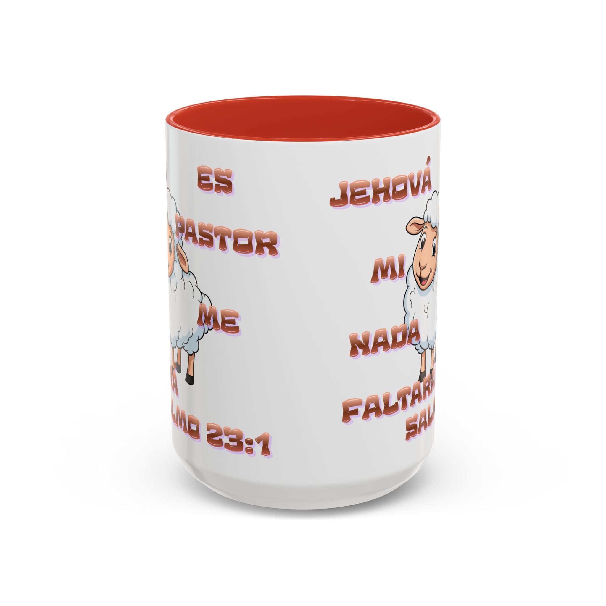 Jehová Es Mi Pastor Coffee Mug — Salmo 23:1 Spanish Christian Accent Mug