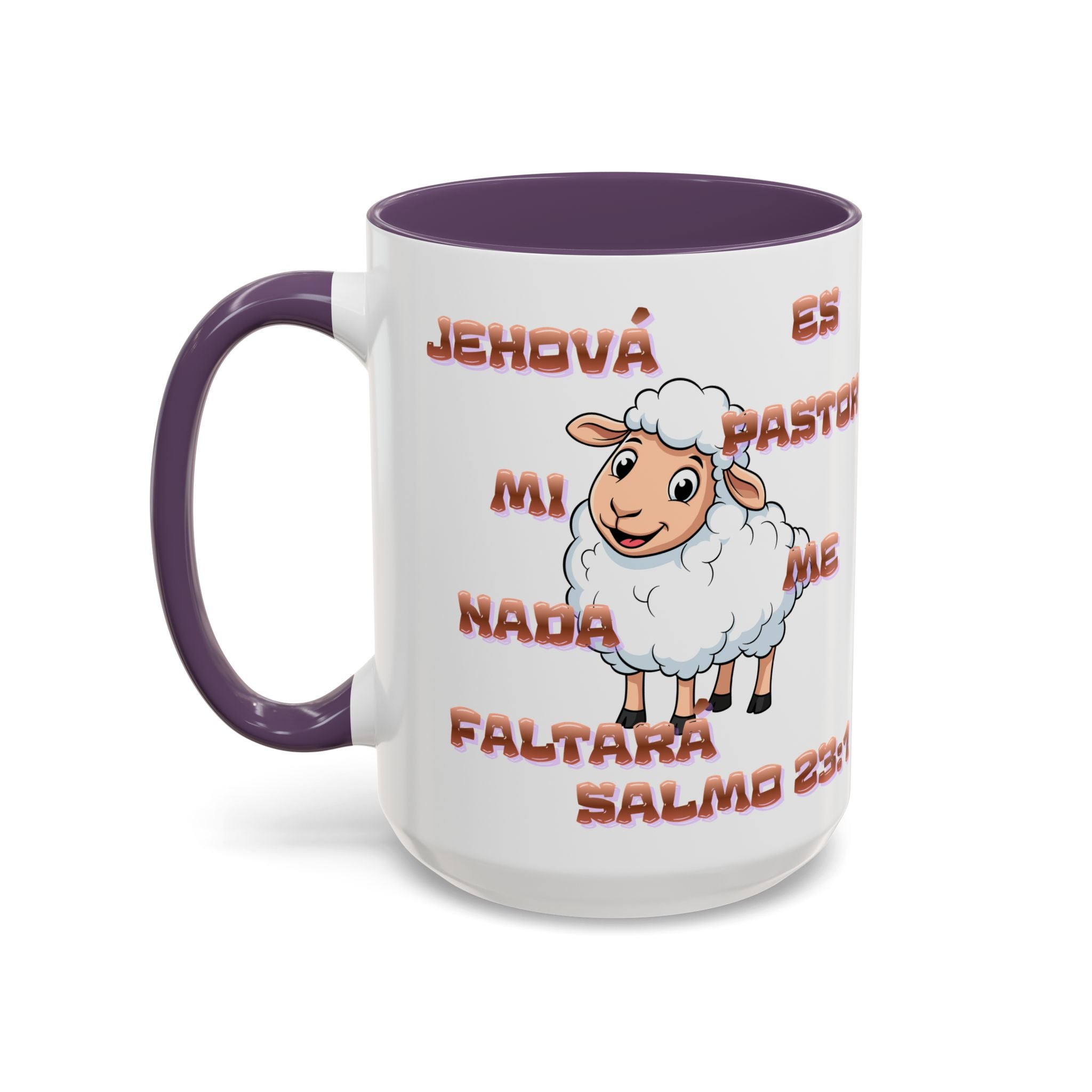 Jehová Es Mi Pastor Coffee Mug — Salmo 23:1 Spanish Christian Accent Mug