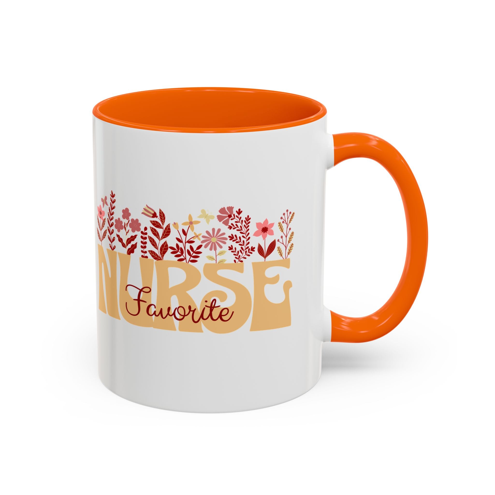 Nurse Favorite Coffee Mug | Floral Mug for Nurses | Gift for Nurse Appreciation Week, Nurses Day, Medical Professionals
