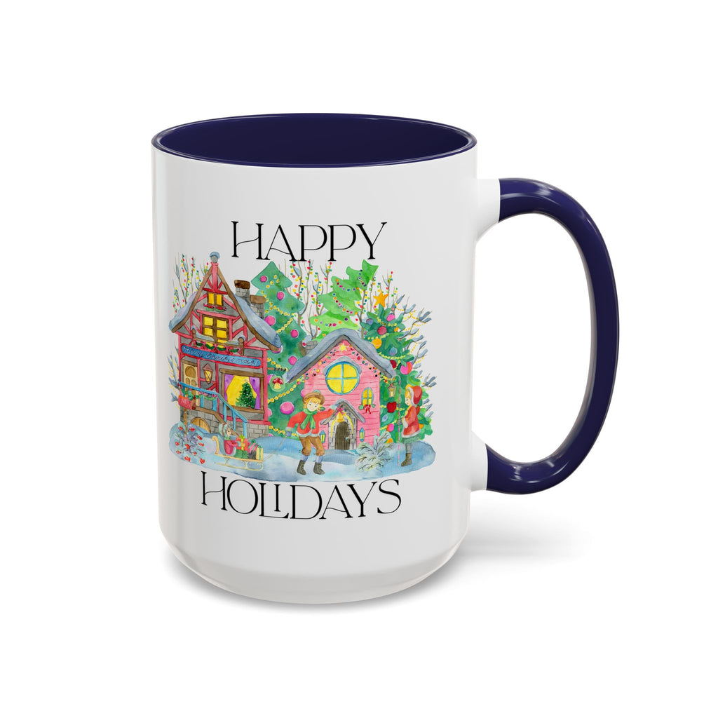 Festive Holiday Coffee Mug - Perfect Gift for Christmas, Winter Decor, Cozy Home Vibe, Holiday Gatherings, Cheerful Sips