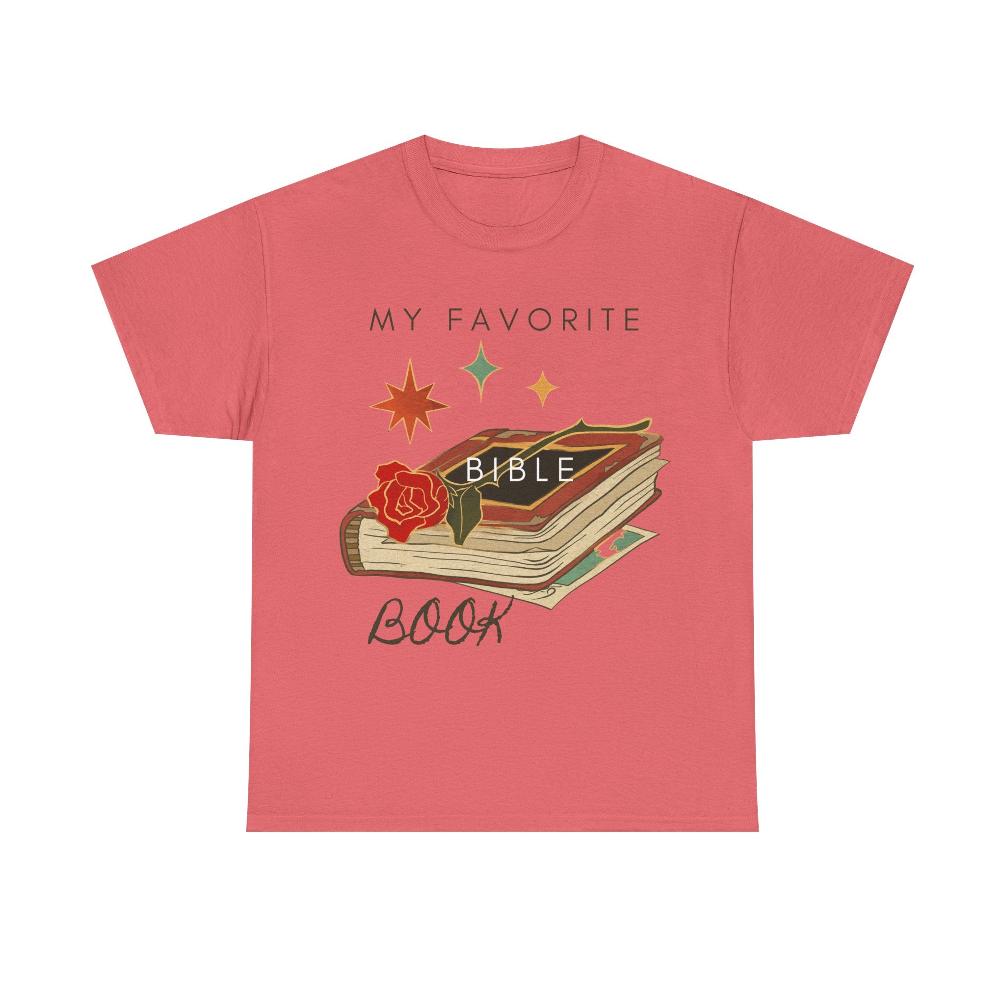 Bible Graphic Tee — "My Favorite Book" Christian Faith T-Shirt