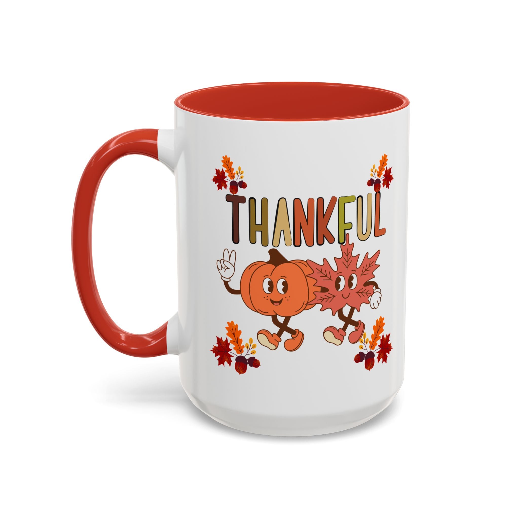Gratitude Coffee Mug, Thankful Autumn Ceramic Cup, Thanksgiving Gift, Seasonal Drinkware, Fall Decor