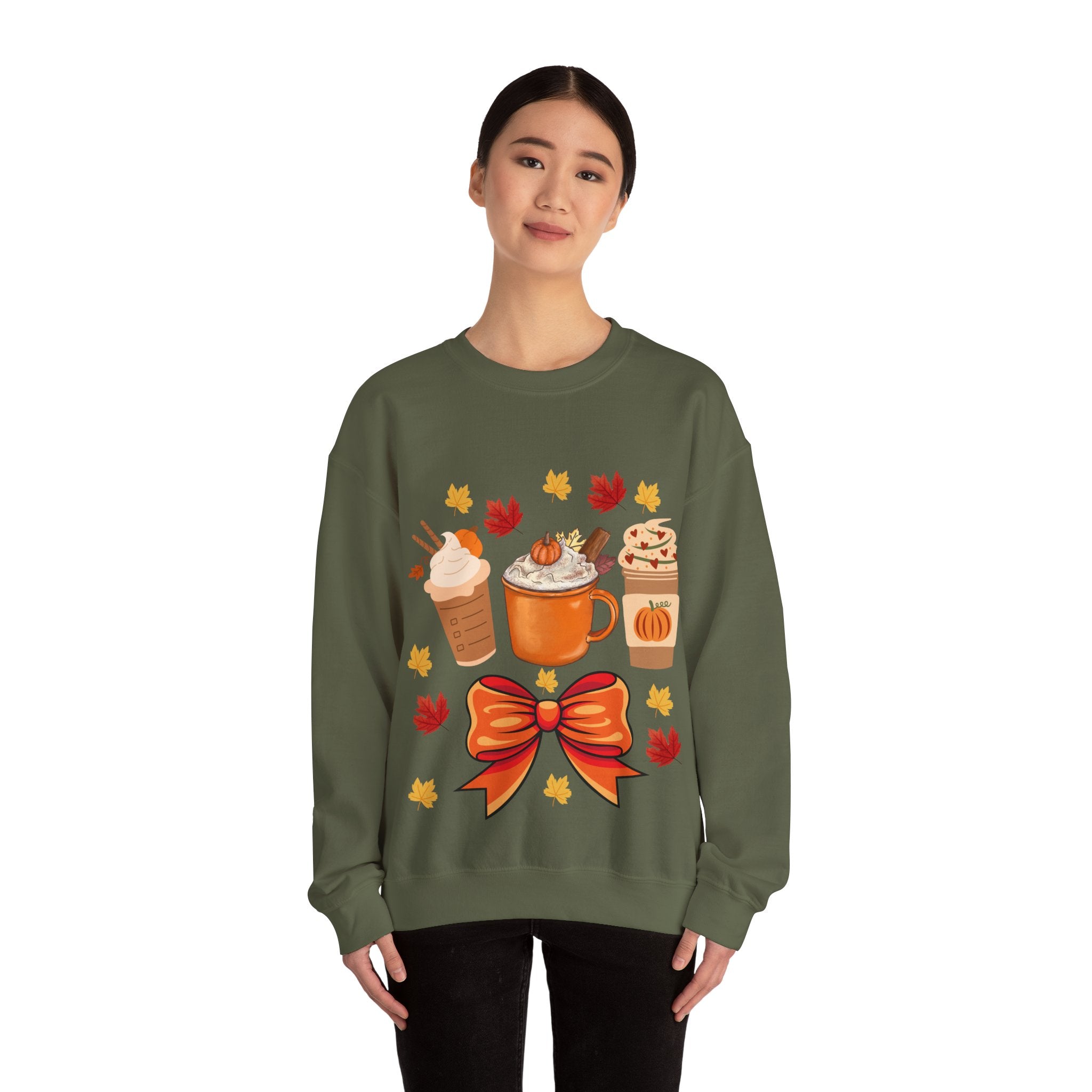 Autumn Vibes Sweatshirt, Cozy Crewneck for Fall, Pumpkin Spice Sweatshirt, Cute Gift for Thanksgiving, Warm Fashion Statement