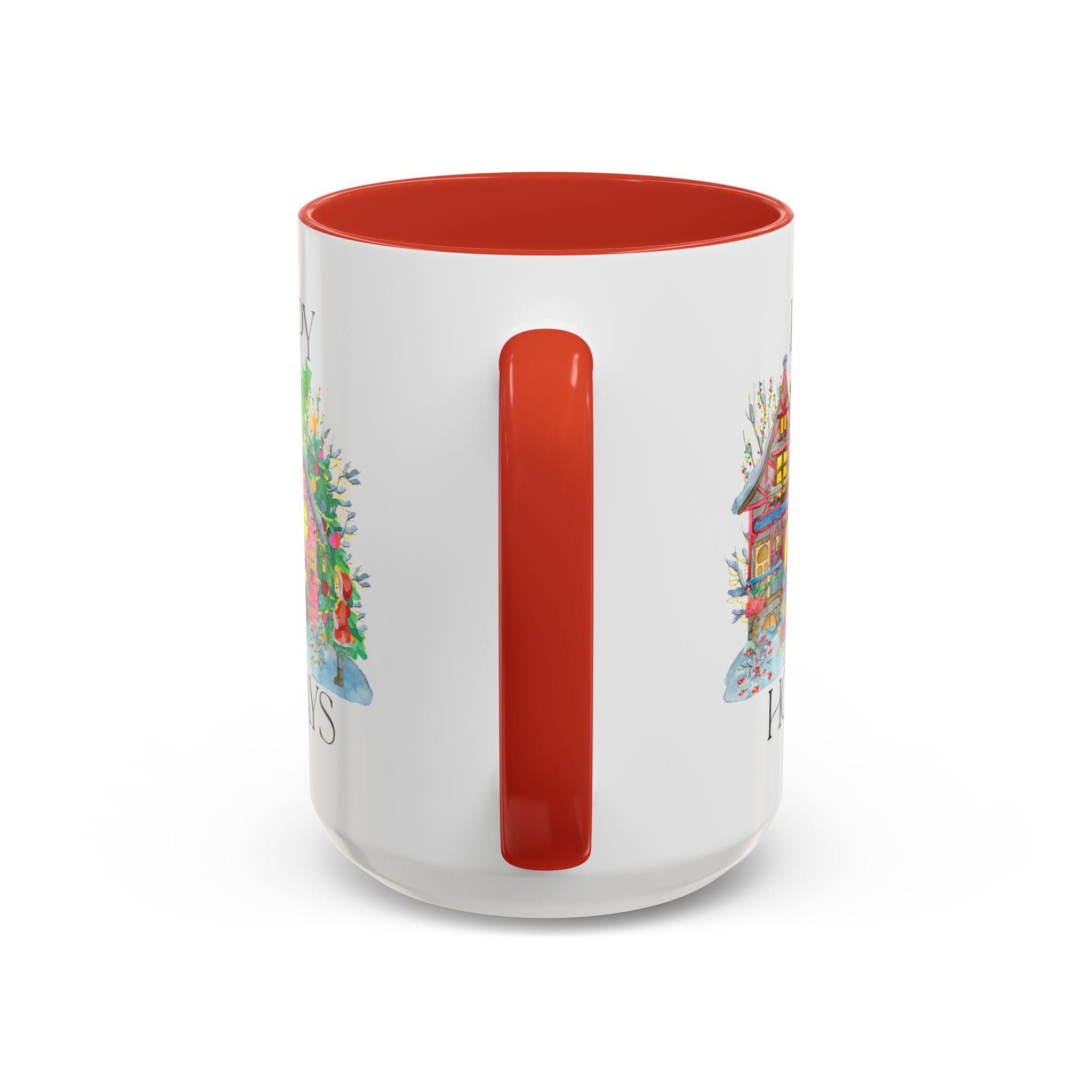 Festive Holiday Coffee Mug - Perfect Gift for Christmas, Winter Decor, Cozy Home Vibe, Holiday Gatherings, Cheerful Sips