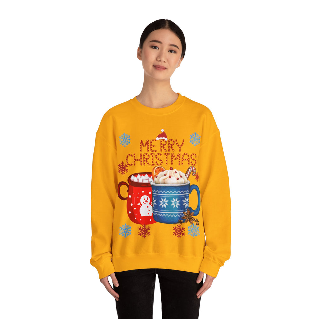 Merry Christmas Hot Cocoa Crewneck Sweatshirt