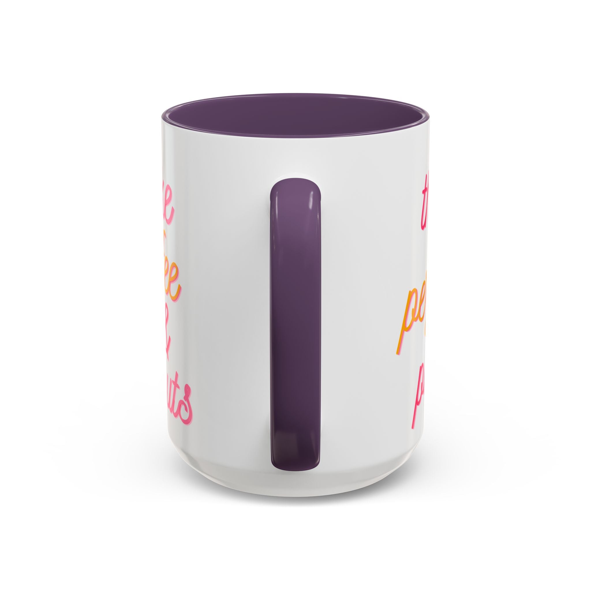 Like Coffee & Donuts Accent Coffee Mug — Cute Donut & Coffee Cup Design (11/15oz)