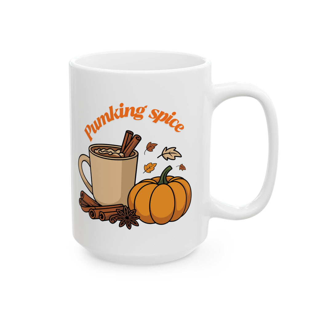 Fall Pumpkin Spice Ceramic Mug | Cozy Autumn Mug, Coffee Lover Gift, Home Decor, Fall Decor, Seasonal Drinkware