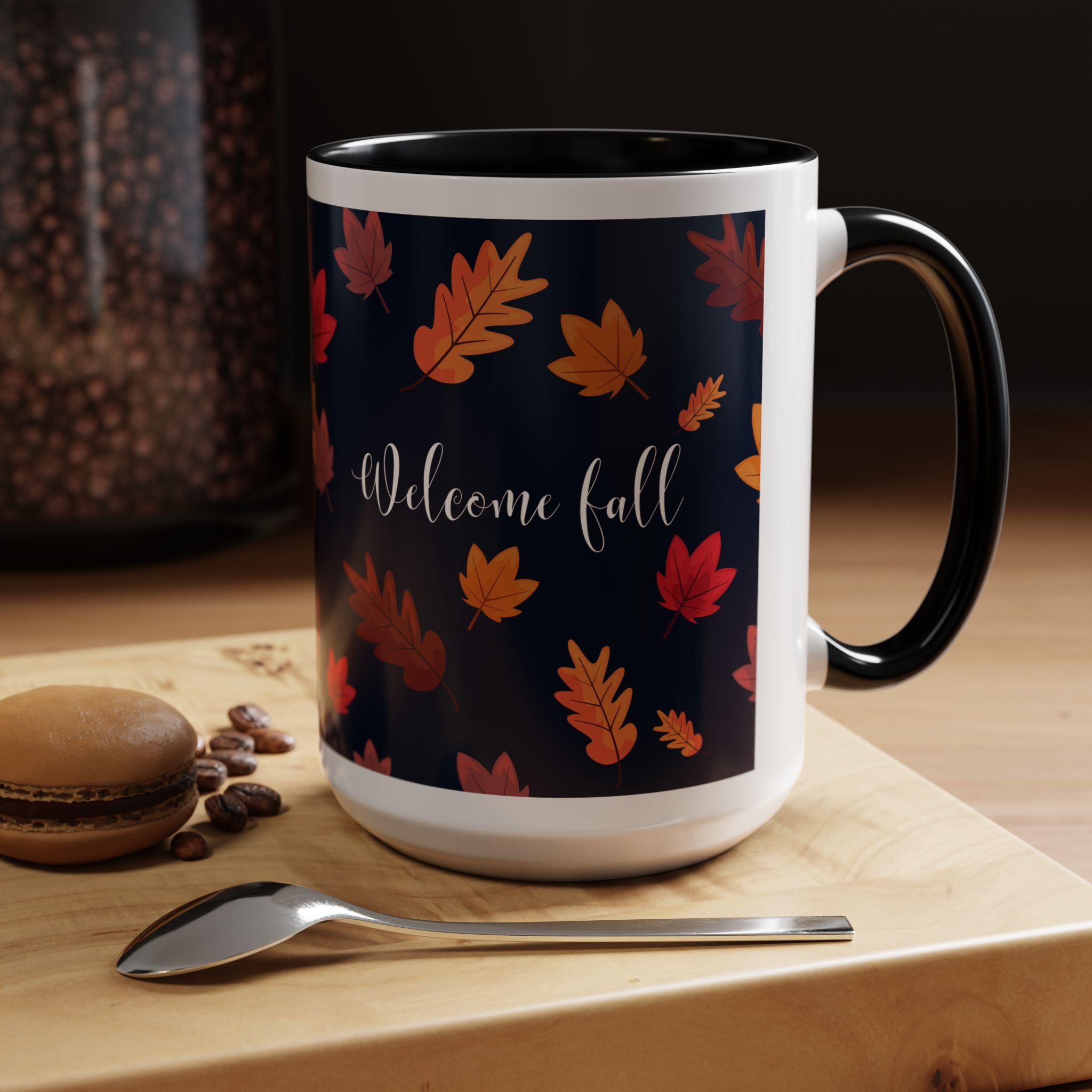Welcome Fall Coffee Mug - Autumn Vibes, Seasonal Gift, Fall Decor, Hot Beverage Cup, Cozy Kitchenware