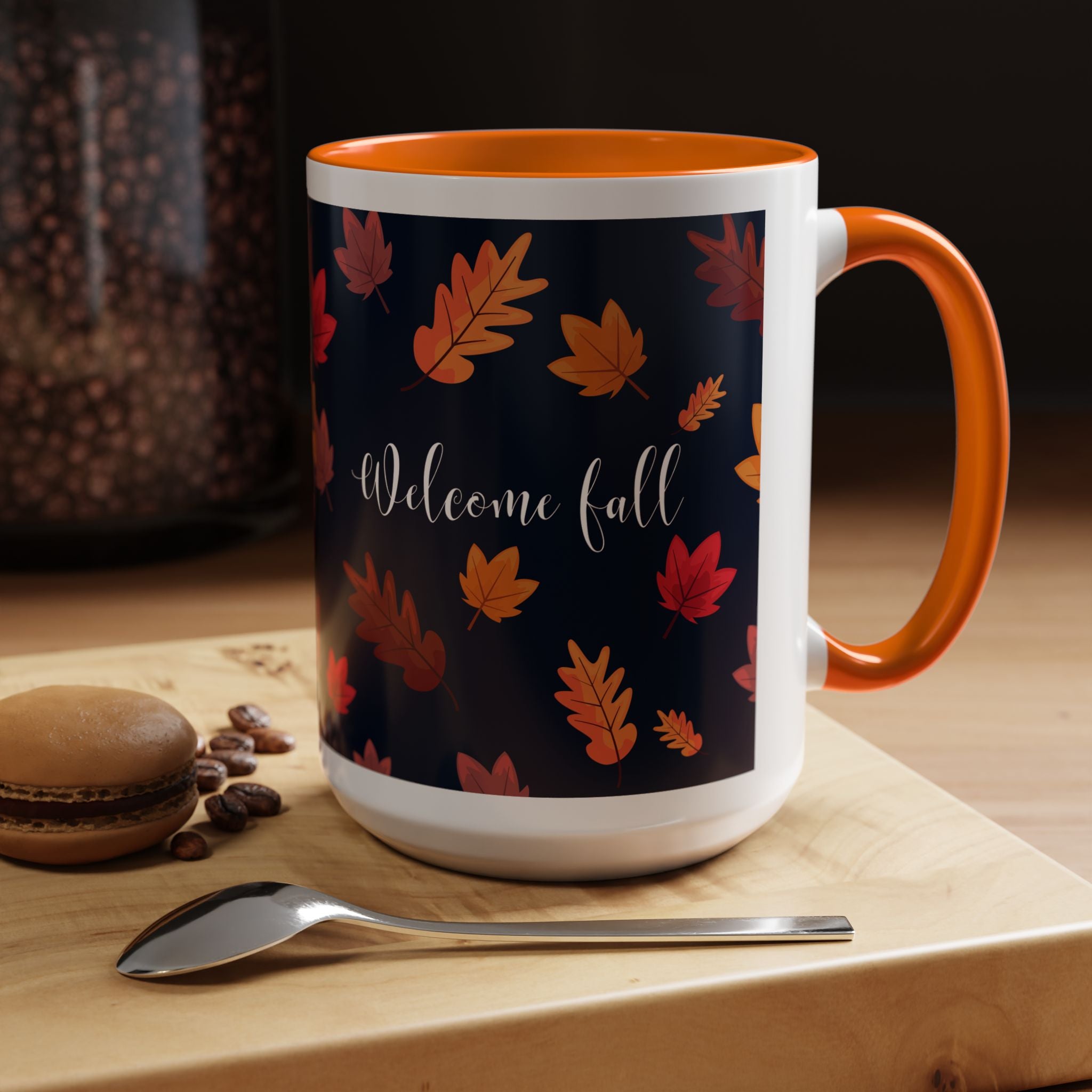Welcome Fall Coffee Mug - Autumn Vibes, Seasonal Gift, Fall Decor, Hot Beverage Cup, Cozy Kitchenware