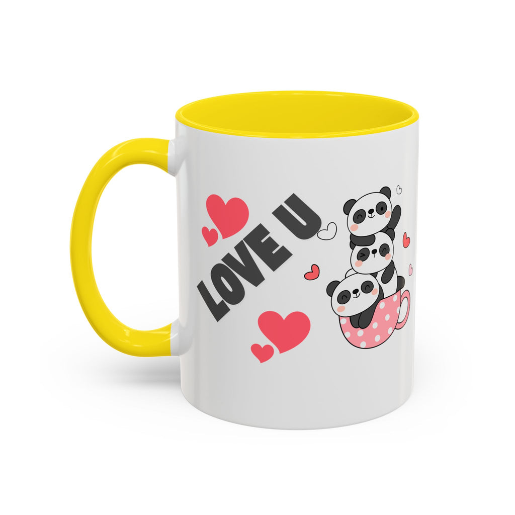 Adorable Panda Love Coffee Mug - Perfect Gift for Couples, Birthdays, Valentine's Day, Cute Kitchen Decor