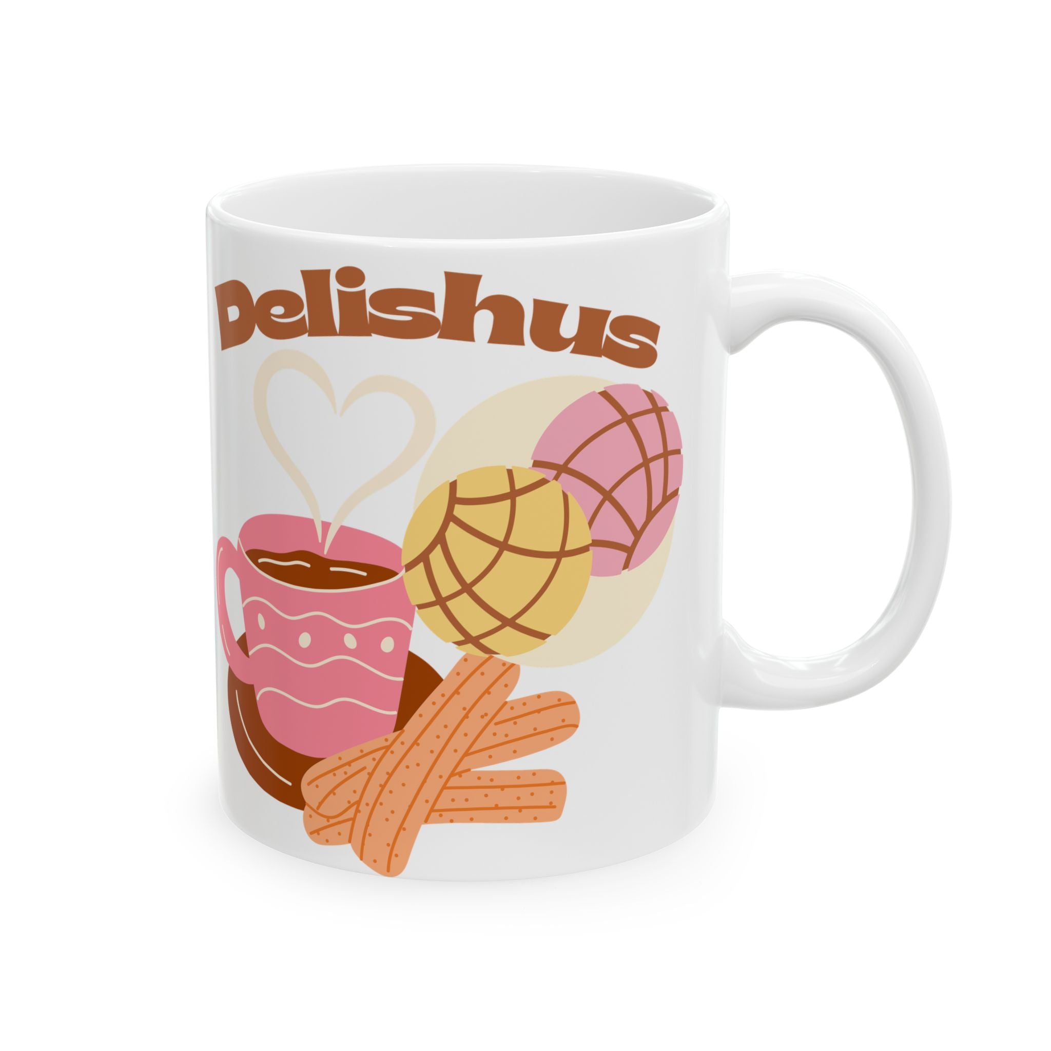 Delicious Donuts Ceramic Mug - Sweet Treats Coffee Cup