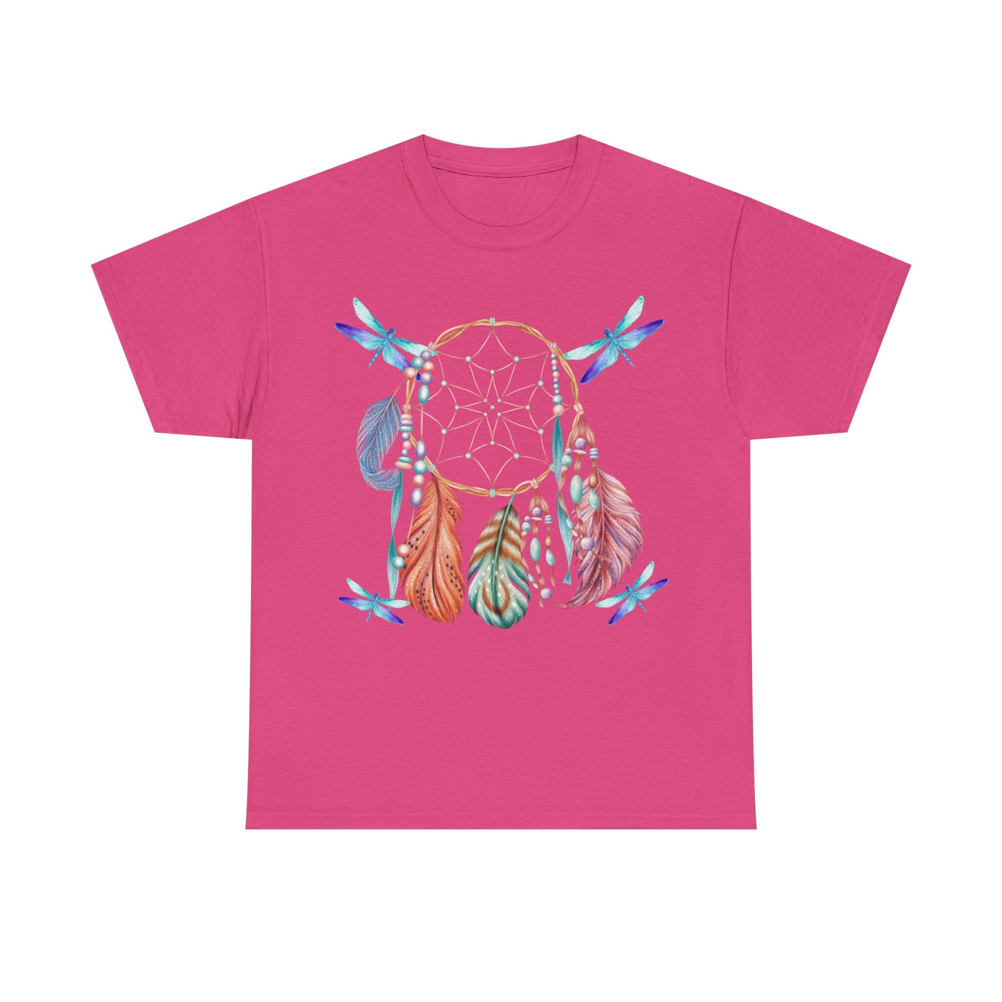 Dreamcatcher Feather T-Shirt — Boho Tribal Feather Graphic Tee