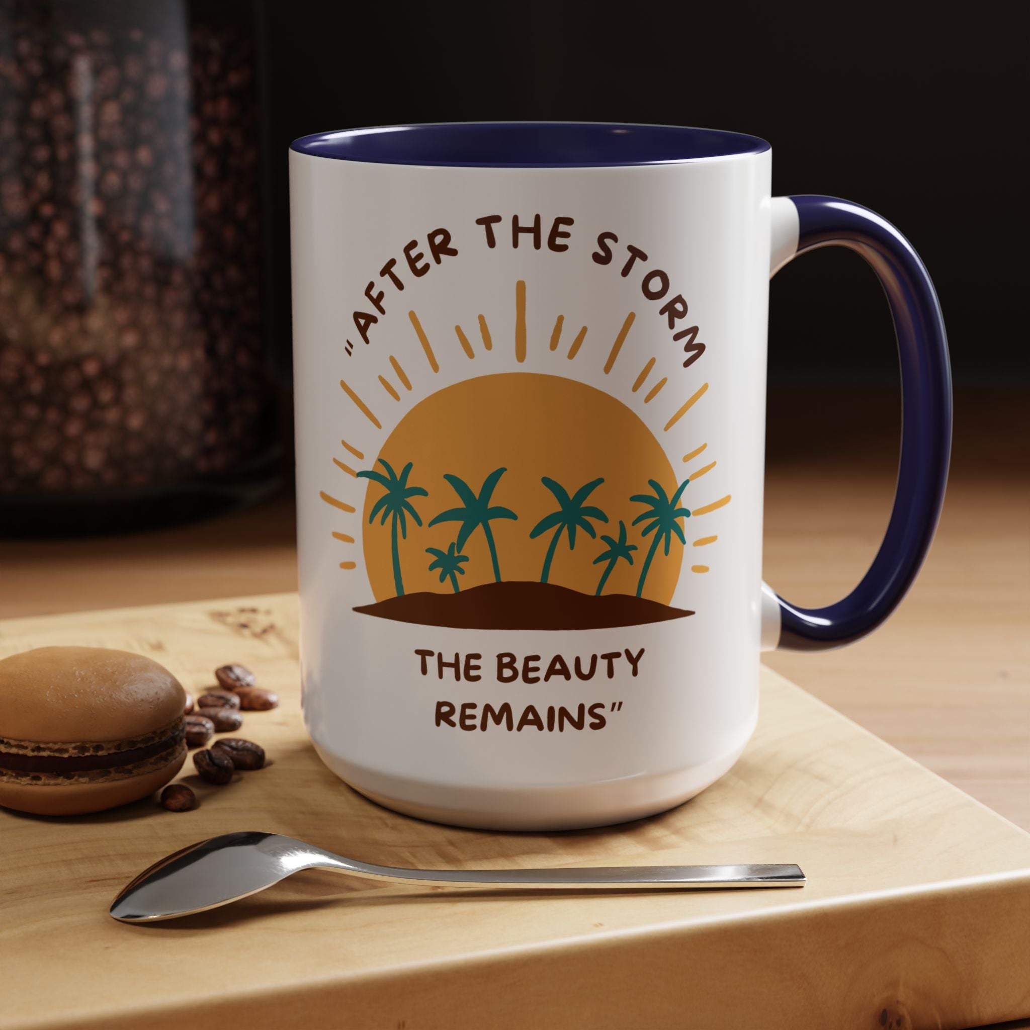 Inspirational Coffee Mug, Coffee Lover Gift, Motivational Ceramic Mug, Beach Decor, Tropical Kitchen Accessories, Home Office Mug, [...]