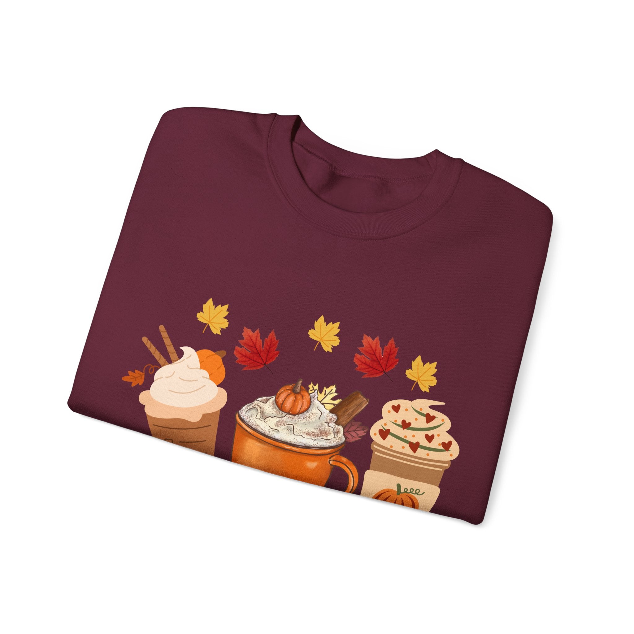 Autumn Vibes Sweatshirt, Cozy Crewneck for Fall, Pumpkin Spice Sweatshirt, Cute Gift for Thanksgiving, Warm Fashion Statement