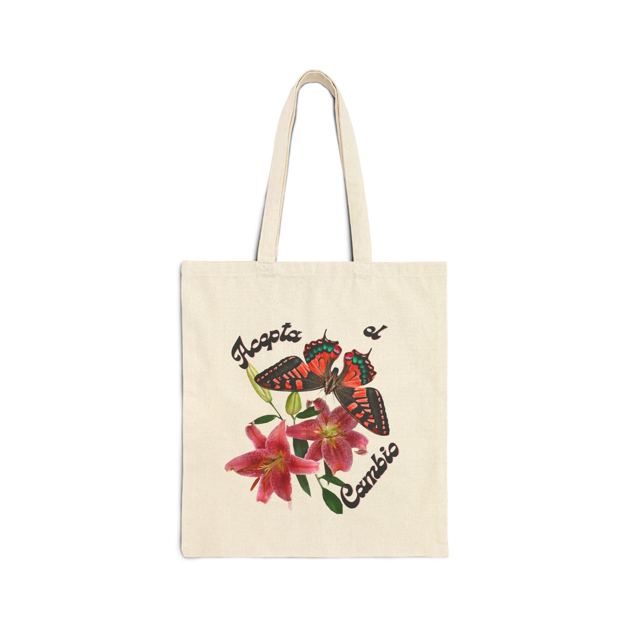 Vibrant Floral Tote Bag | Eco-Friendly Cotton Canvas | Perfect for Shopping, Picnics, or Everyday Use | Gift for Nature Lovers