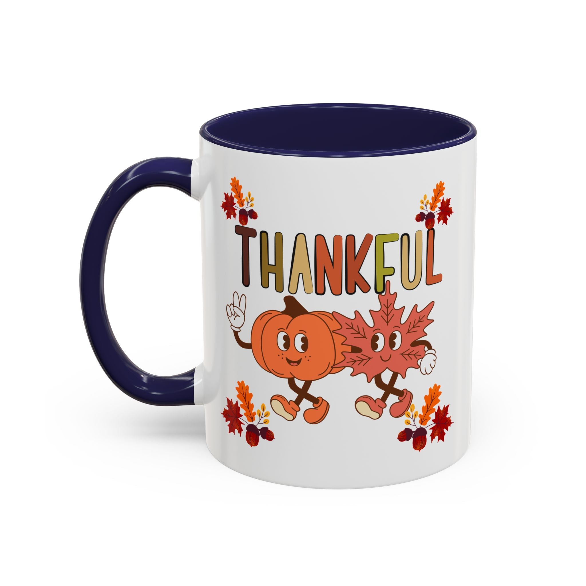 Gratitude Coffee Mug, Thankful Autumn Ceramic Cup, Thanksgiving Gift, Seasonal Drinkware, Fall Decor