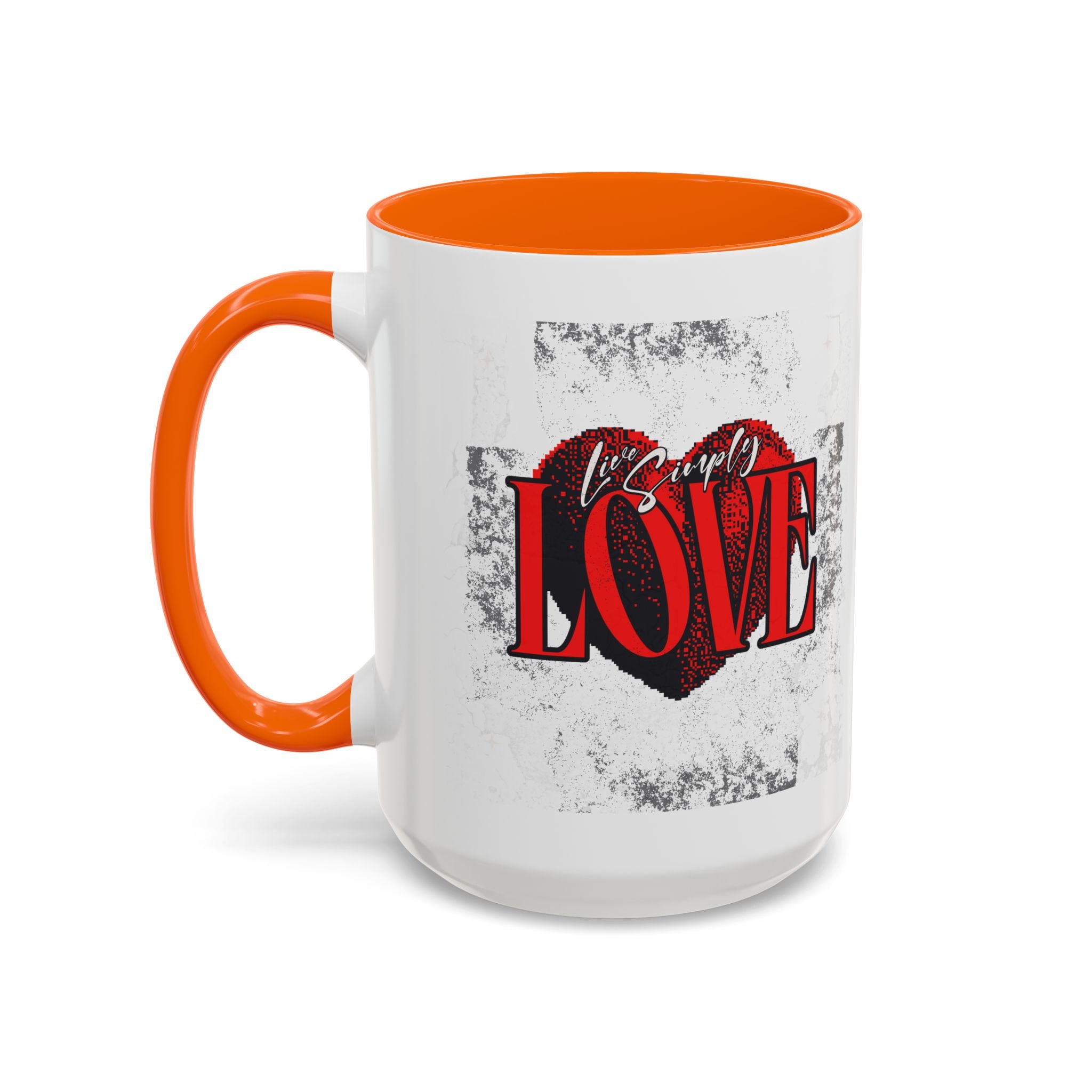 Love Accent Coffee Mug - Perfect Gift for Valentine's Day, Romantic Gift, Heart Mug, Coffee Lovers, Personalized Mug