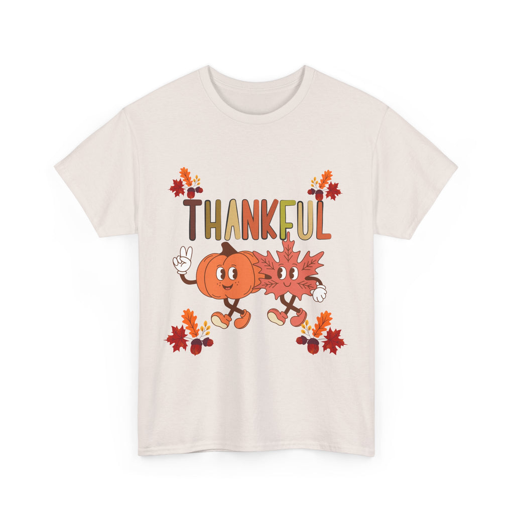 Thankful Fall Unisex Tee, Autumn Shirt, Thanksgiving Gift, Cute Graphic T-Shirt, Seasonal Wear, Holiday Apparel