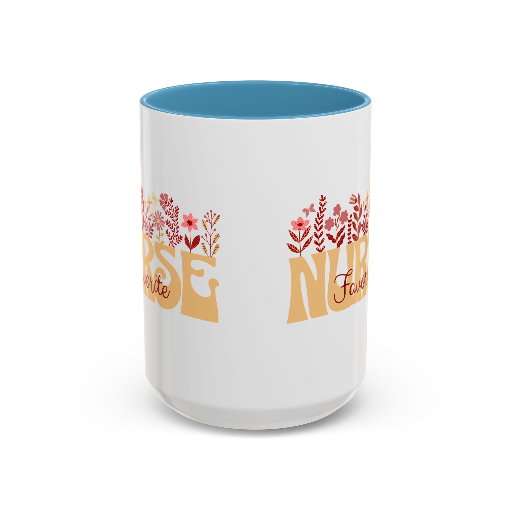 Nurse Favorite Coffee Mug | Floral Mug for Nurses | Gift for Nurse Appreciation Week, Nurses Day, Medical Professionals