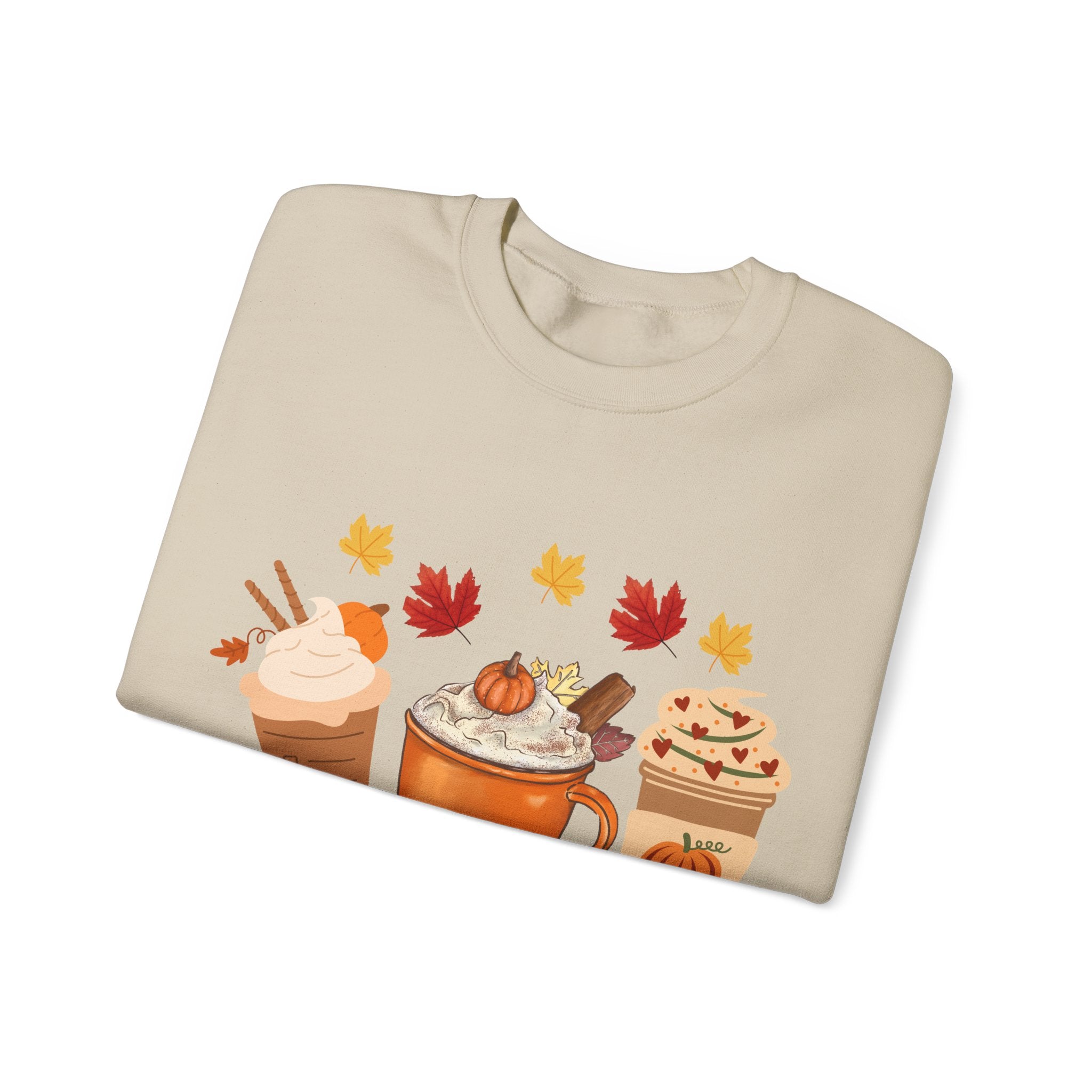 Autumn Vibes Sweatshirt, Cozy Crewneck for Fall, Pumpkin Spice Sweatshirt, Cute Gift for Thanksgiving, Warm Fashion Statement