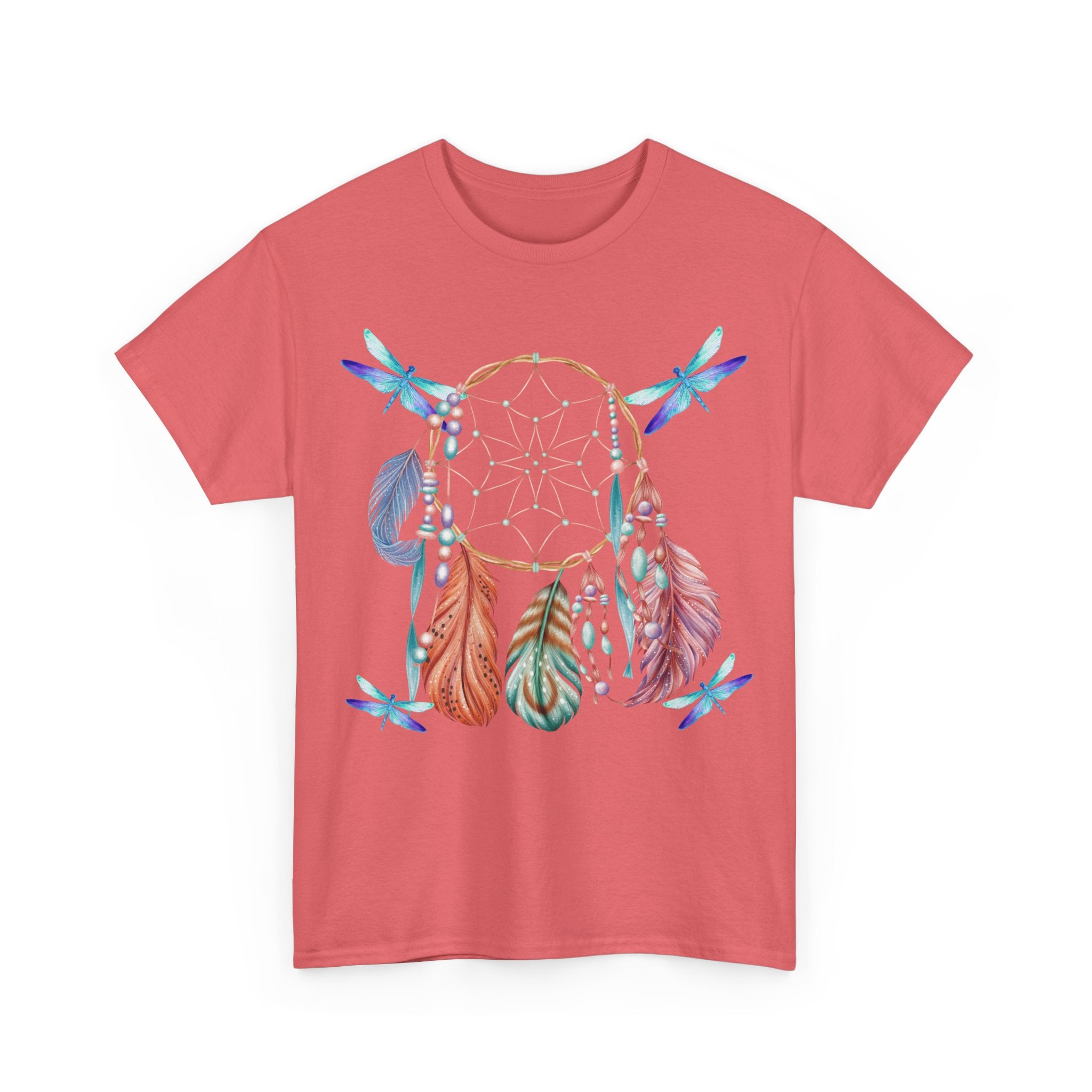 Dreamcatcher Feather T-Shirt — Boho Tribal Feather Graphic Tee