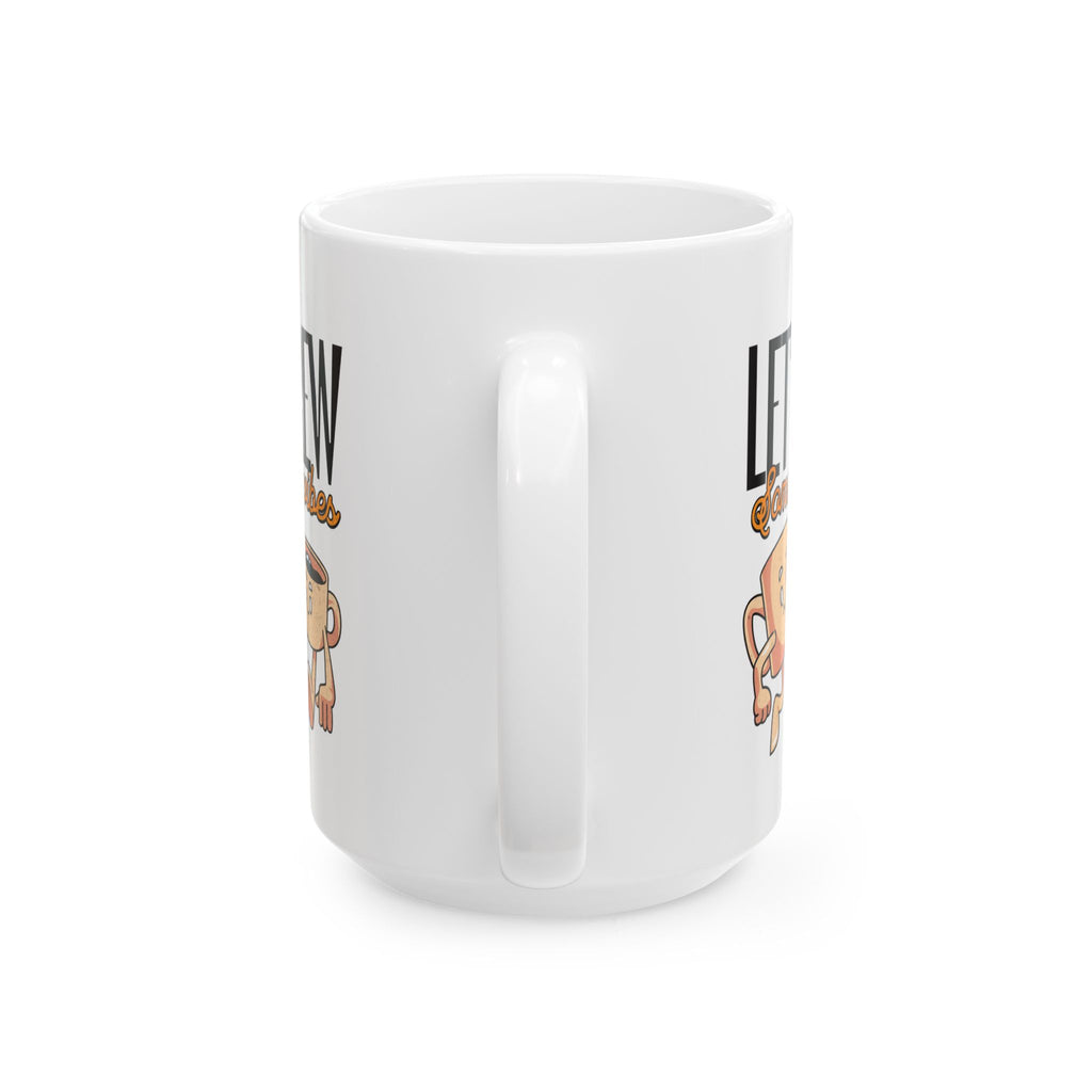 Playful Coffee Mug - "Let's Brew" Design