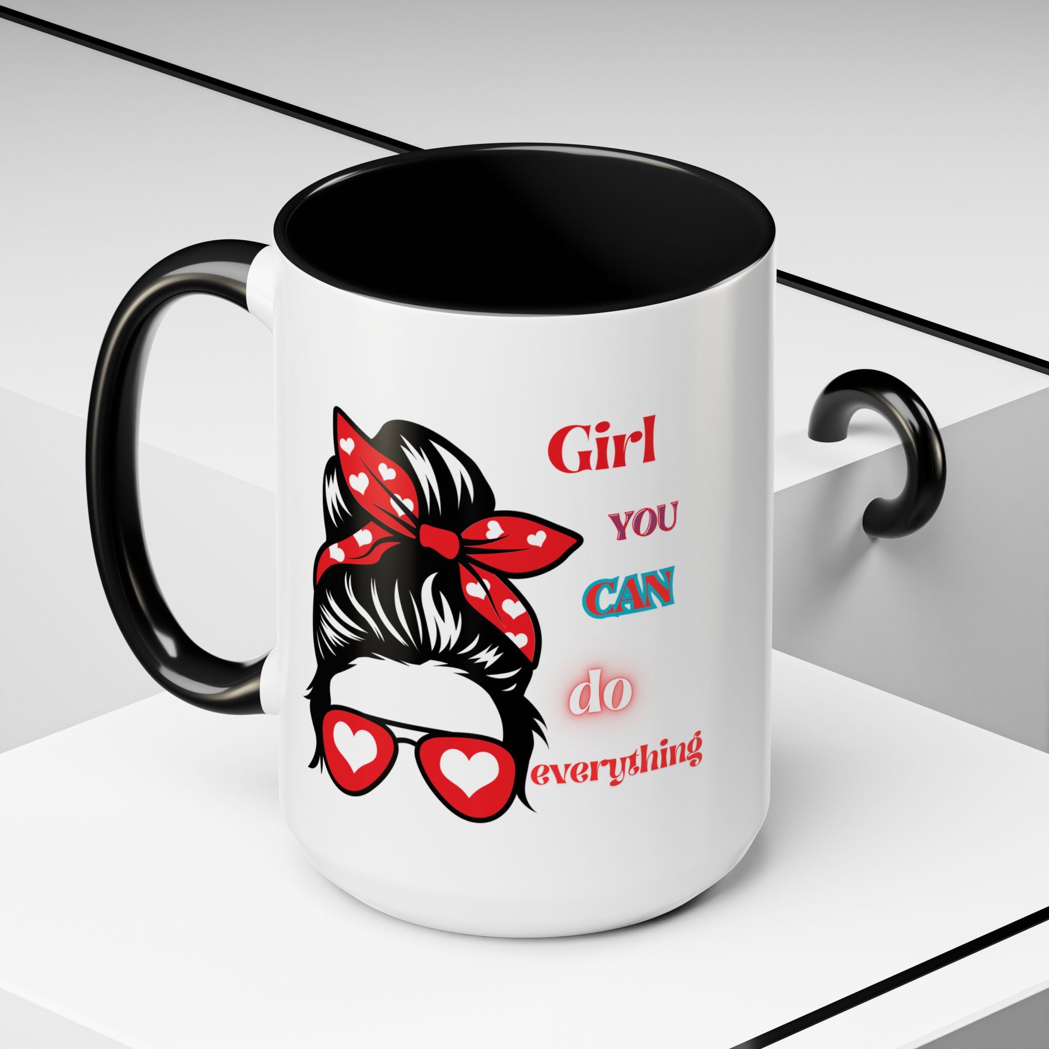 Empowering Vintage Coffee Mug, Inspirational Mug for Women, Gift for Her, Motivational Drinkware, 11oz and 15oz