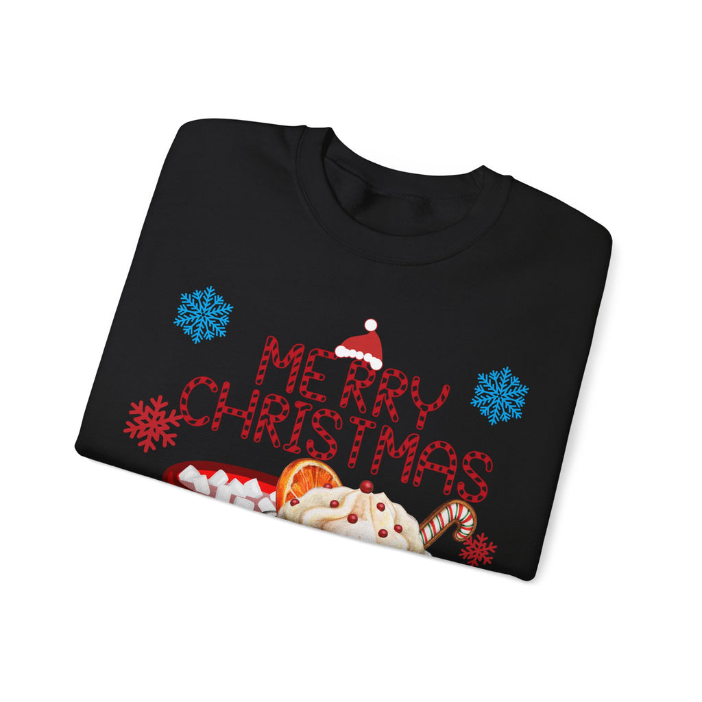 Merry Christmas Hot Cocoa Crewneck Sweatshirt