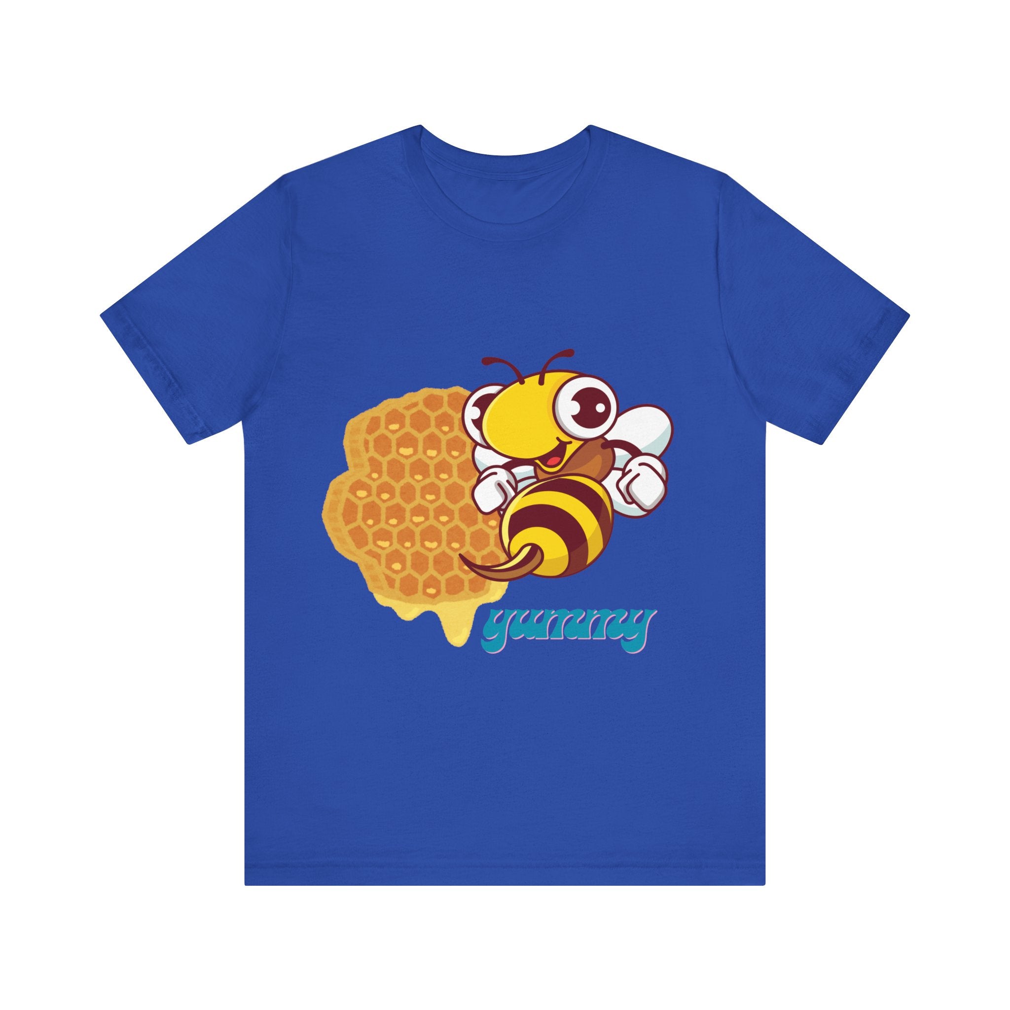 Yummy Bee Graphic Tee, Cute Bee Shirt, Unisex Bee T-Shirt, Gift for Bee Lovers, Honey Themed Apparel
