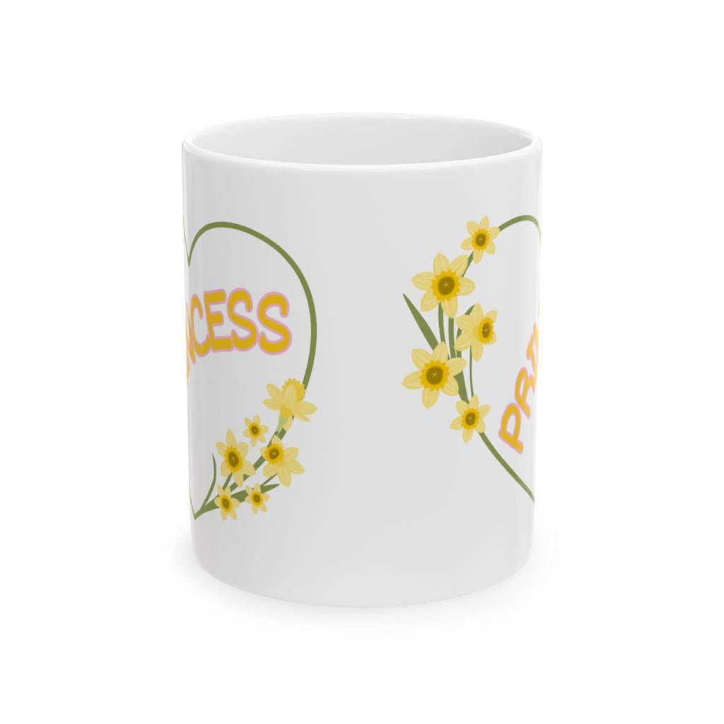 Success Floral Ceramic Mug – "Process Over Perfection" Inspirational Coffee Cup (11oz, 15oz)