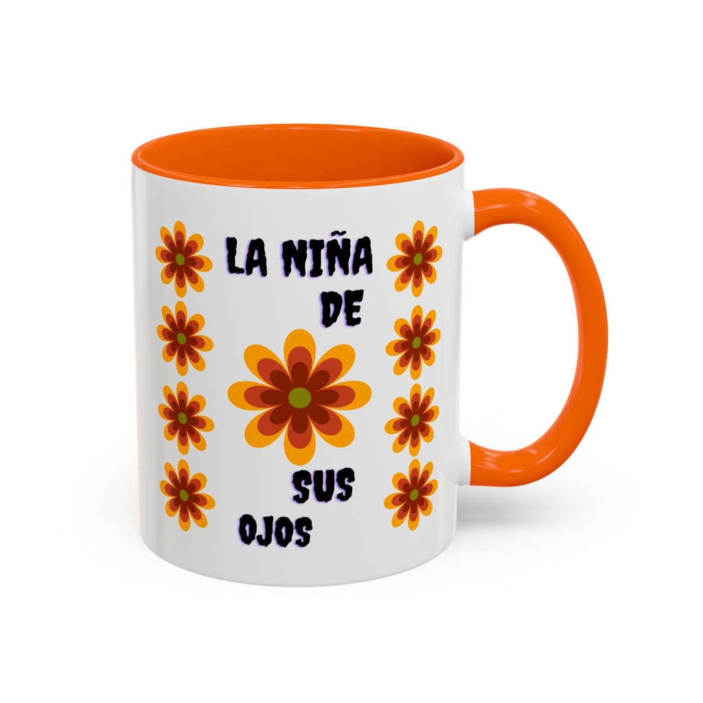 Bright Floral Accent Coffee Mug for Gifts, Home Decor, Coffee Lovers, Spanish Quote, Perfect for Special Occasions