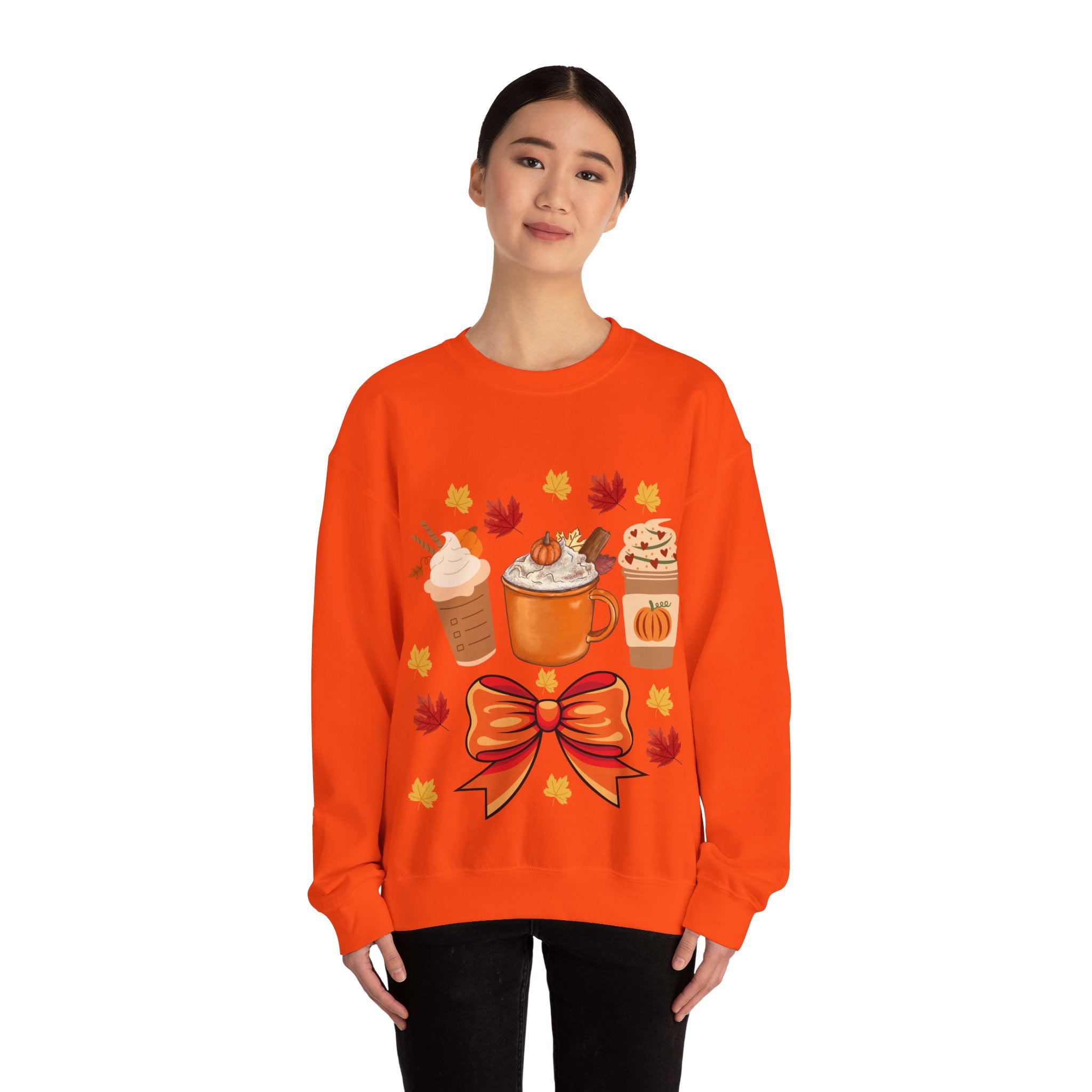 Autumn Vibes Sweatshirt, Cozy Crewneck for Fall, Pumpkin Spice Sweatshirt, Cute Gift for Thanksgiving, Warm Fashion Statement