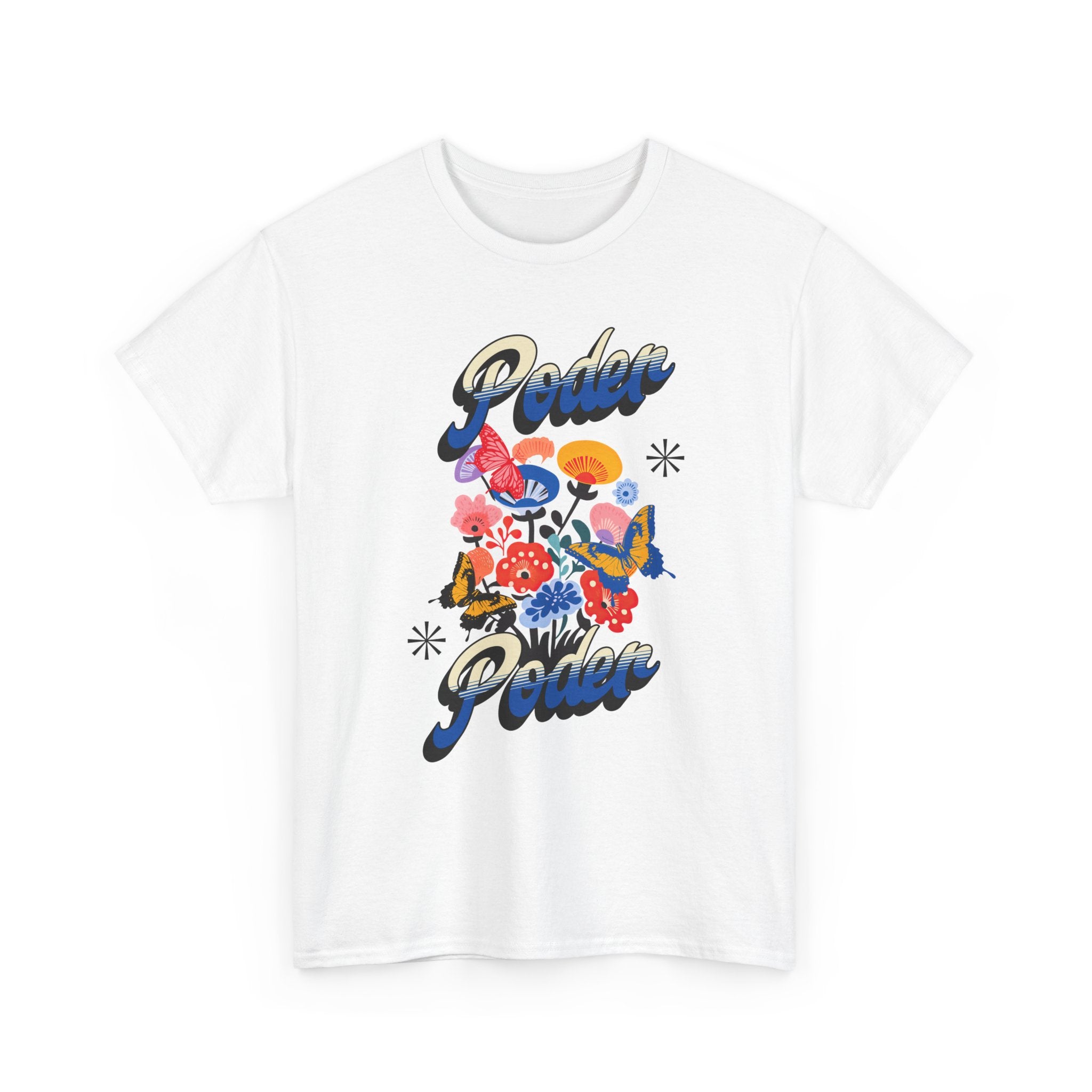 Floral Retro Unisex Cotton Tee, Vintage Floral T-Shirt, Casual Wear, Gift for Garden Lovers, Summer Fashion