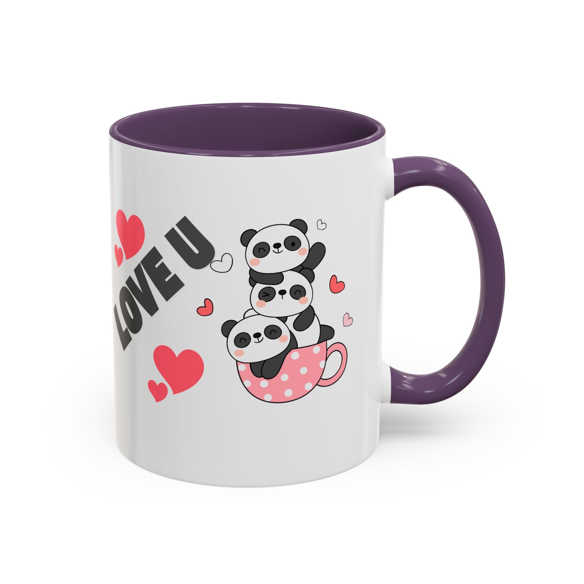Adorable Panda Love Coffee Mug - Perfect Gift for Couples, Birthdays, Valentine's Day, Cute Kitchen Decor