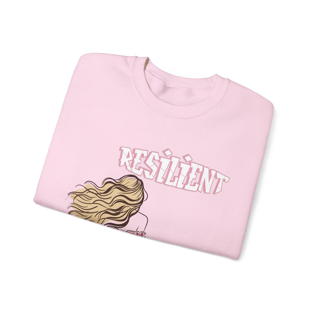 Resilient Graphic Sweatshirt, Trendy Crewneck, Women’s Clothing, Cozy Layering Piece, Perfect Gift for Her, Casual Fashion