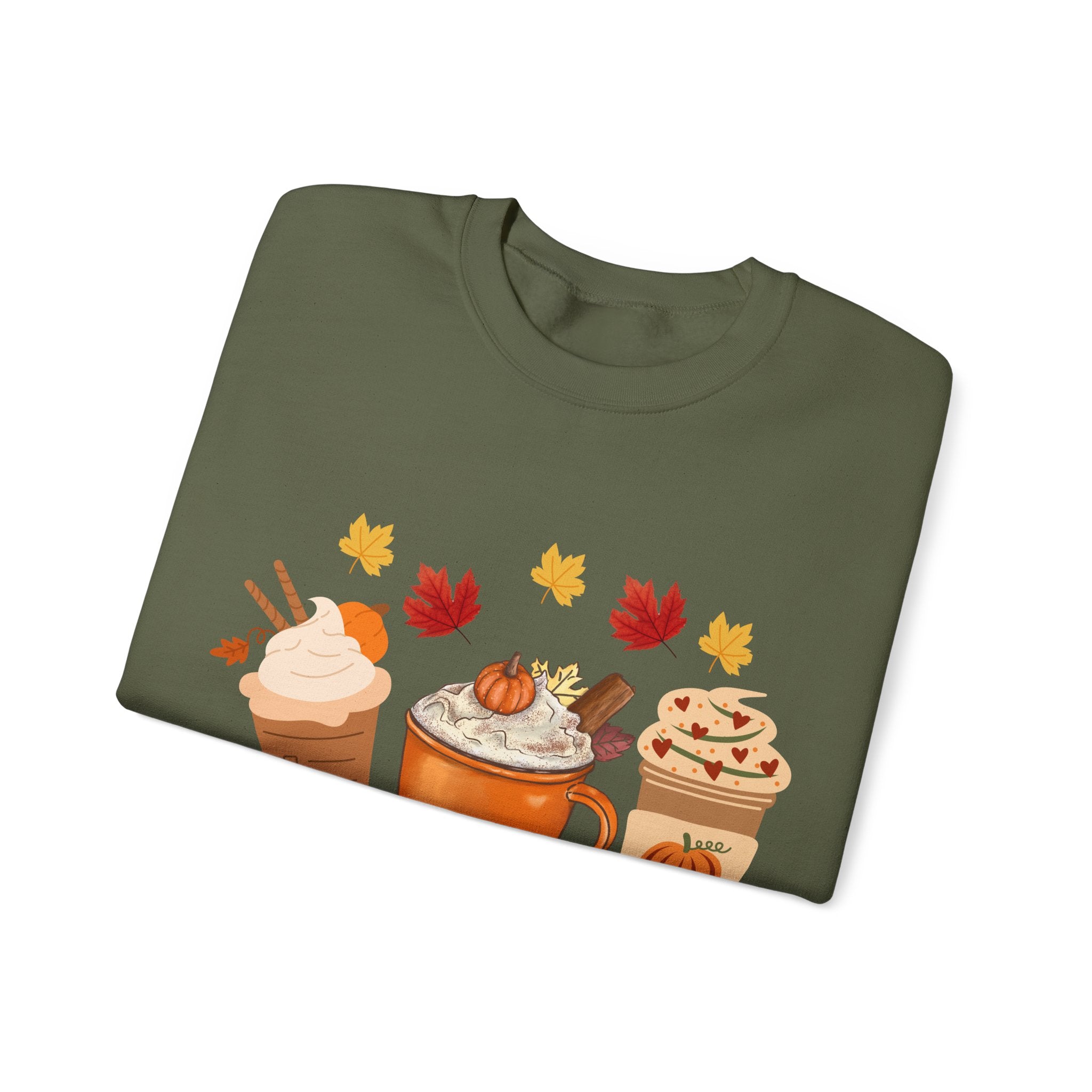 Autumn Vibes Sweatshirt, Cozy Crewneck for Fall, Pumpkin Spice Sweatshirt, Cute Gift for Thanksgiving, Warm Fashion Statement